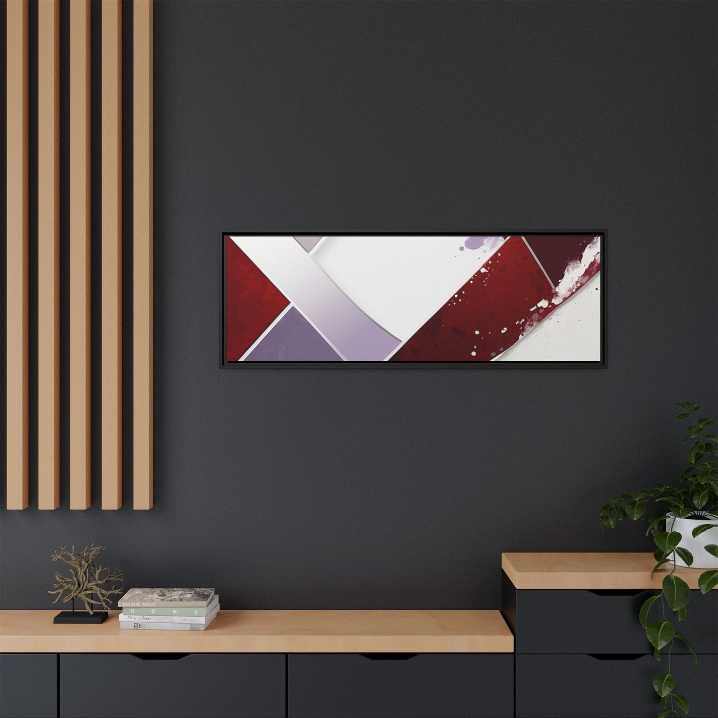 Matte Canvas, Framed (Multi-color)