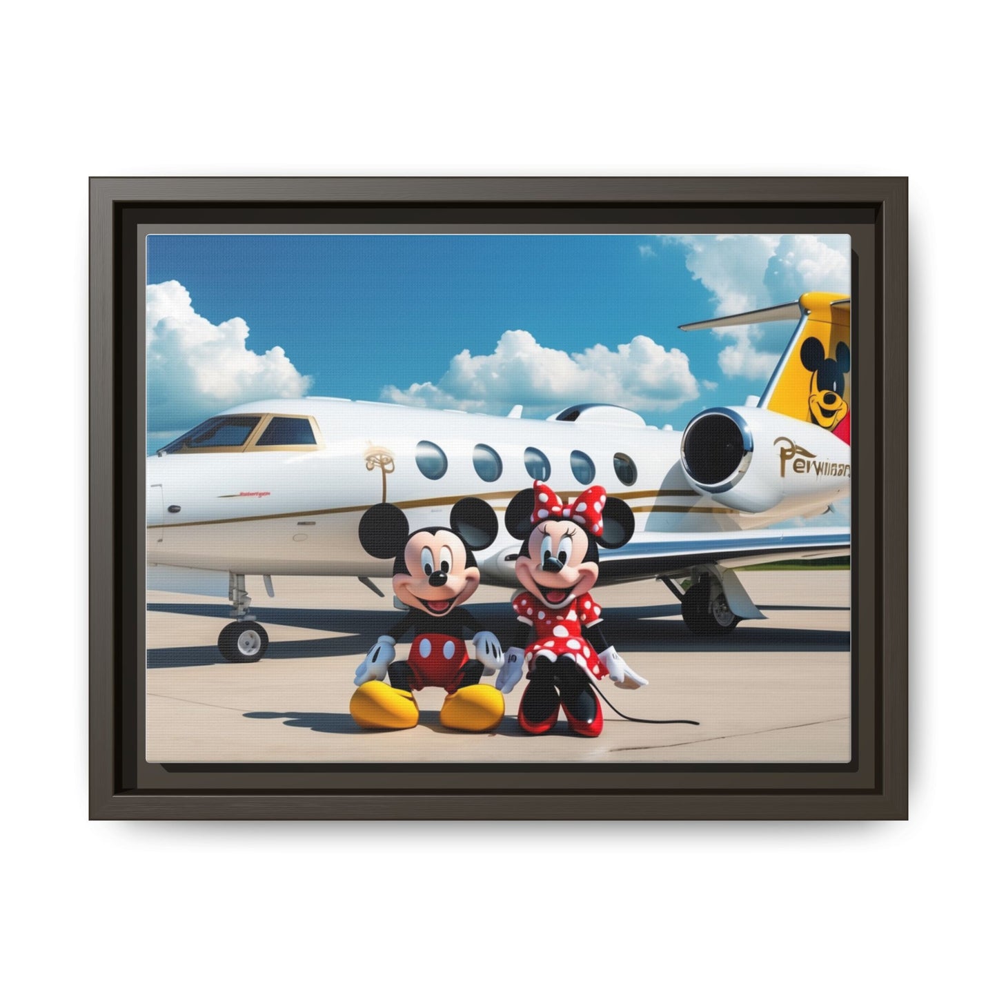 Mickey & Minnie Jetsetter Canvas Art