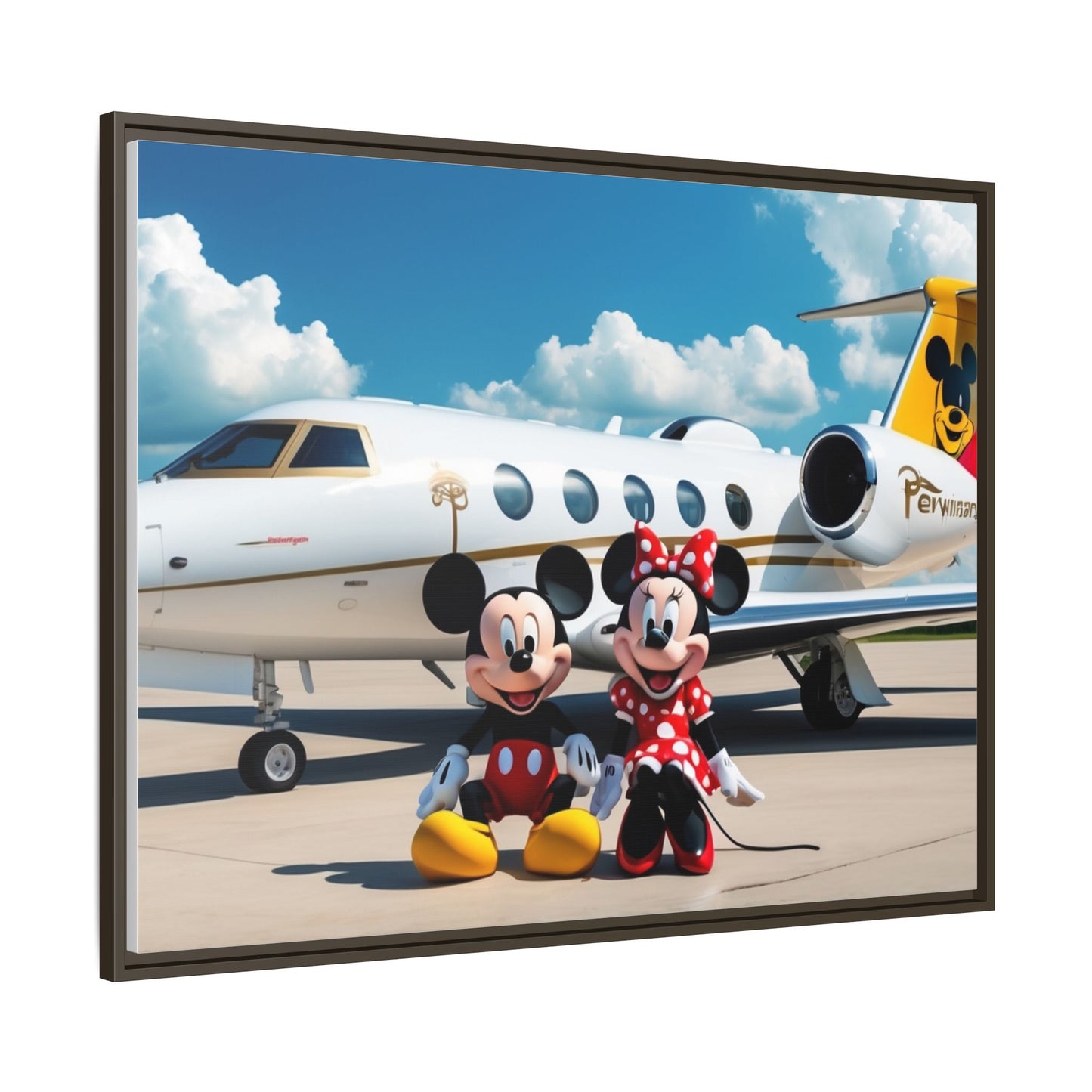 Mickey & Minnie Jetsetter Canvas Art