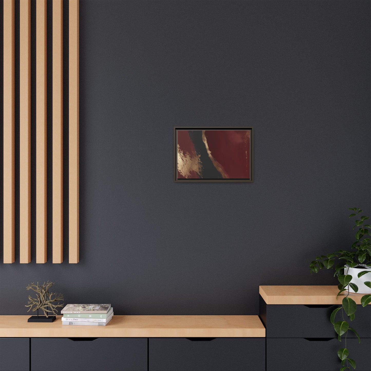Matte Canvas, Framed (Multi-color)