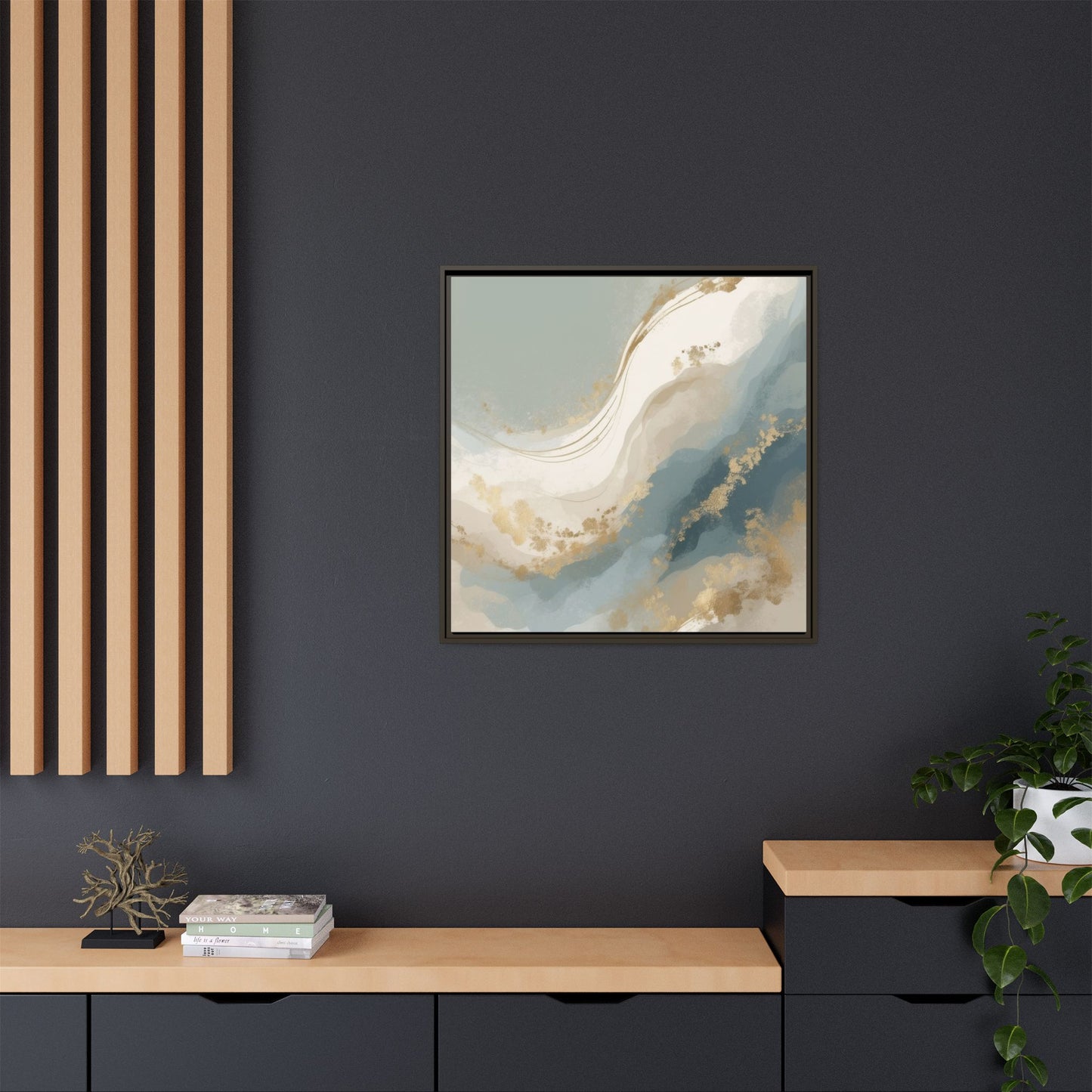 Matte Canvas, Framed (Multi-color)