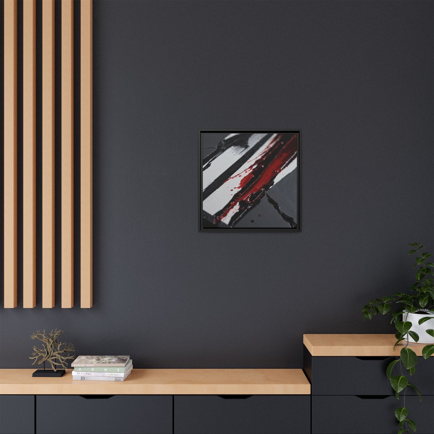 Matte Canvas, Framed (Multi-color)