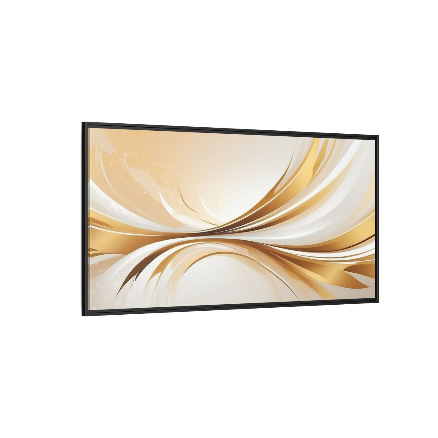 Modern Abstract Wall Art - Framed Matte Canvas Decor