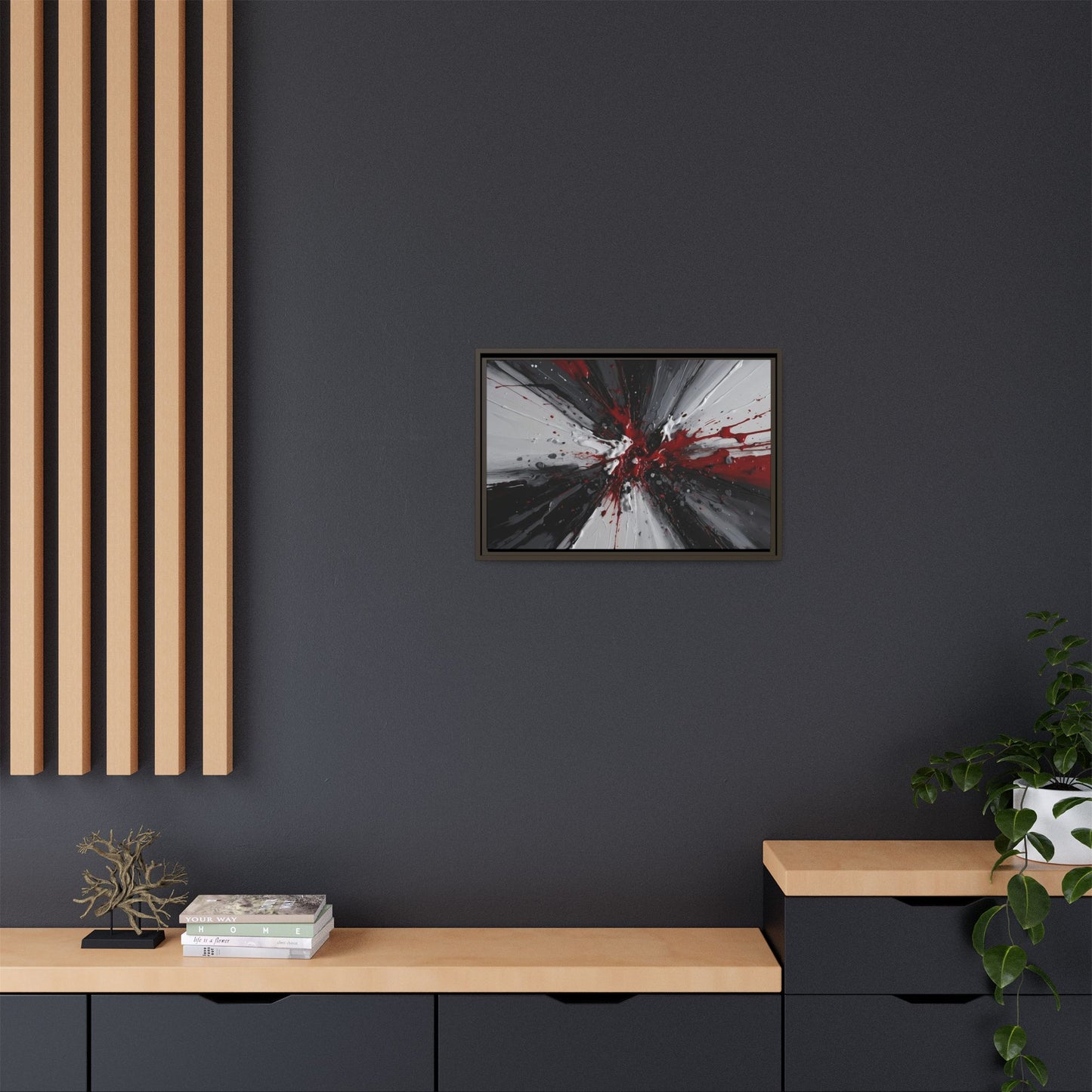 Matte Canvas, Framed (Multi-color)