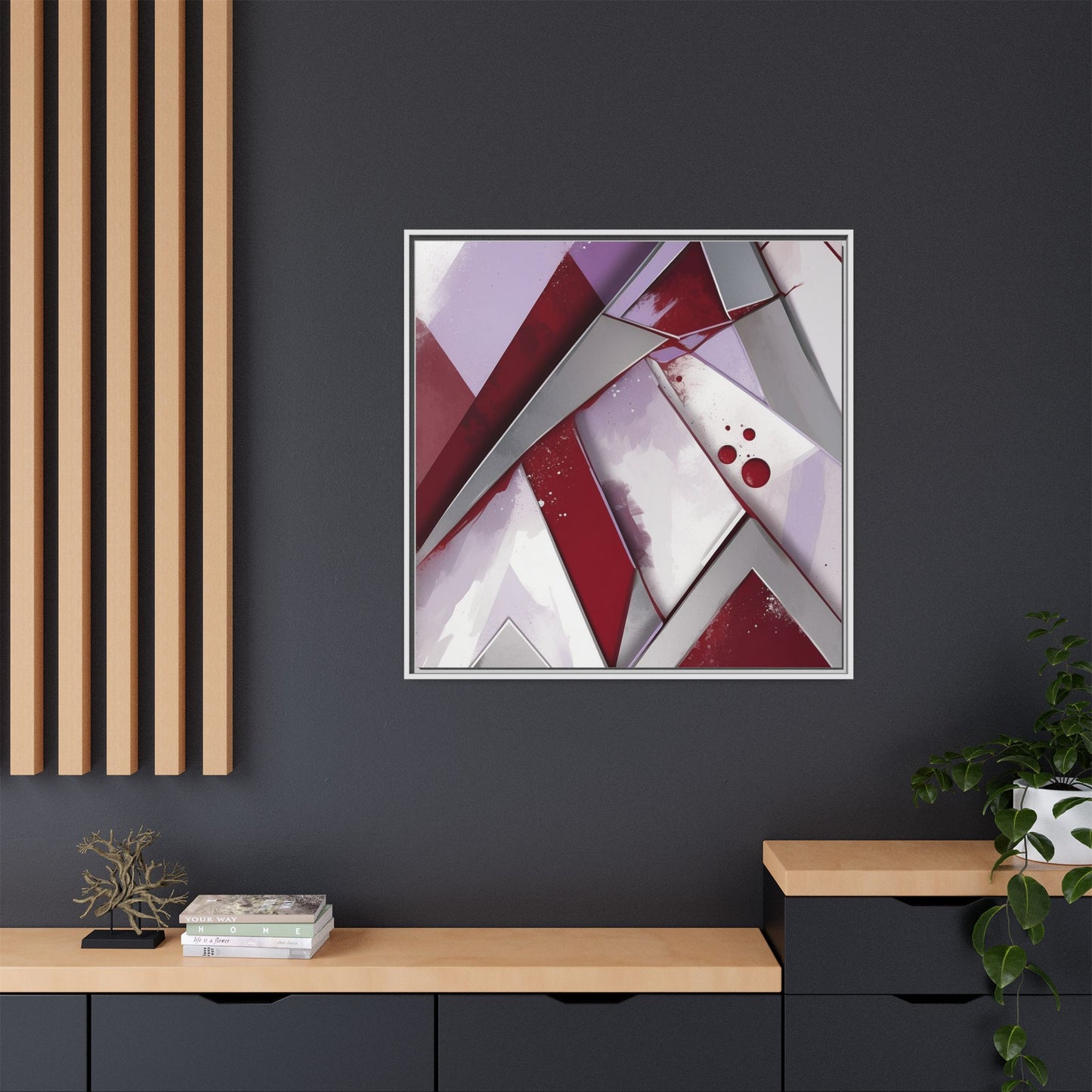 Matte Canvas, Framed (Multi-color)