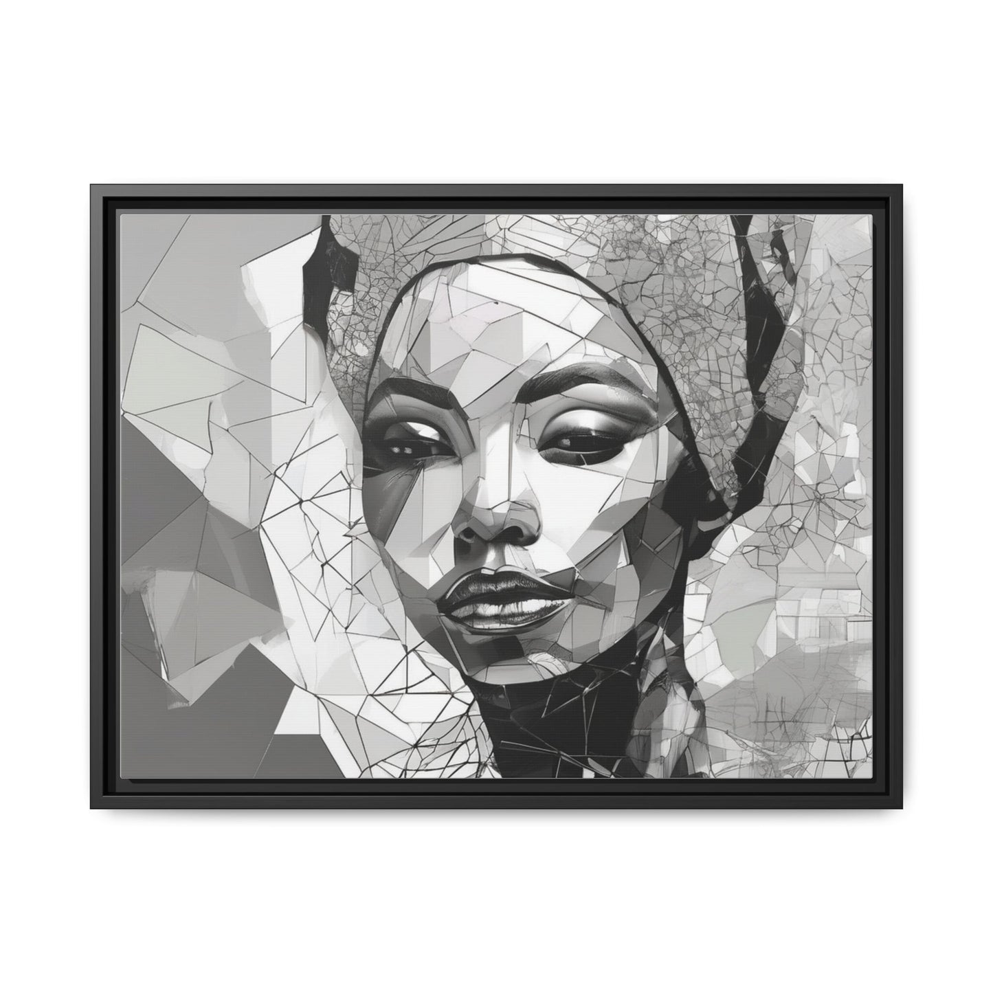 Fractured Grace: Portrait in Prism