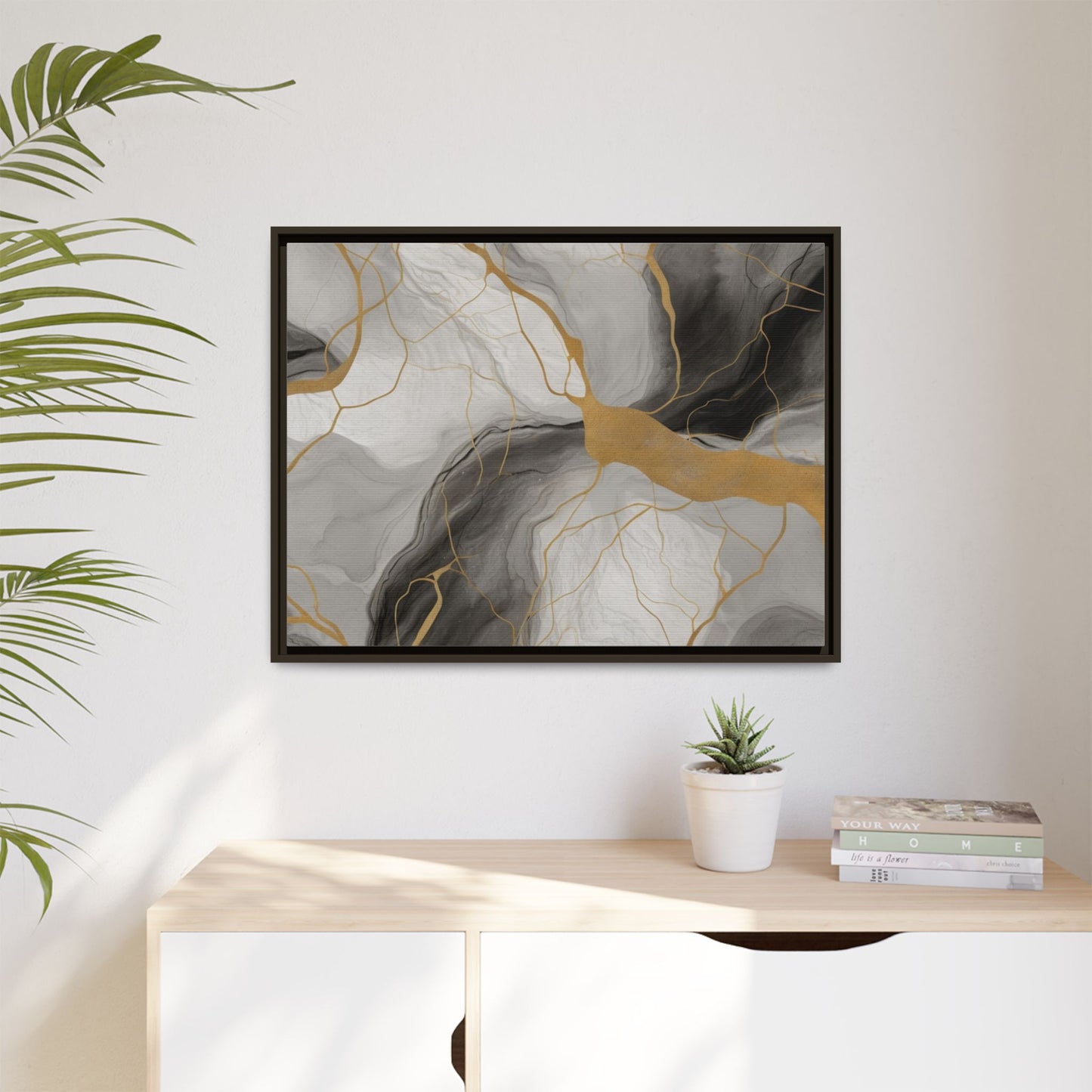 Matte Canvas, Framed (Multi-color)