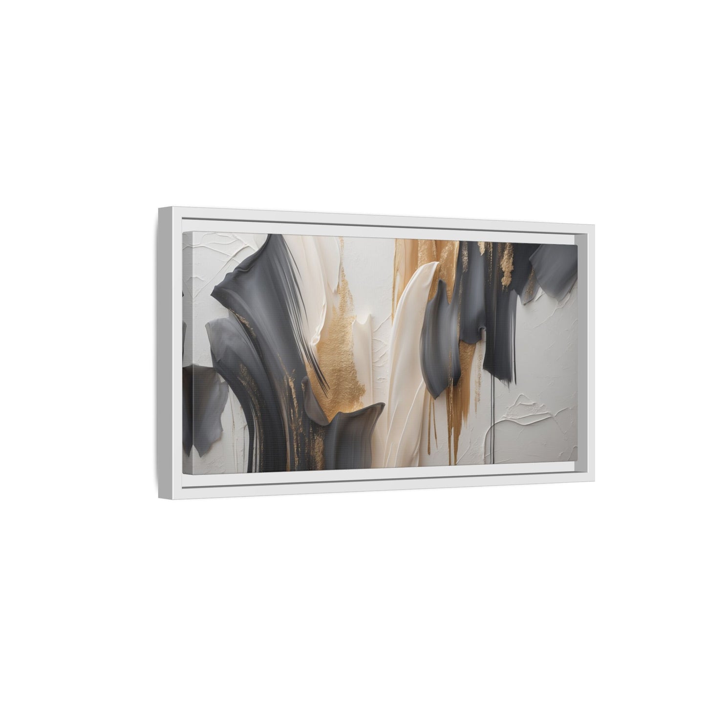 Abstract Multi-Color Framed Canvas Art - Modern Home Decor