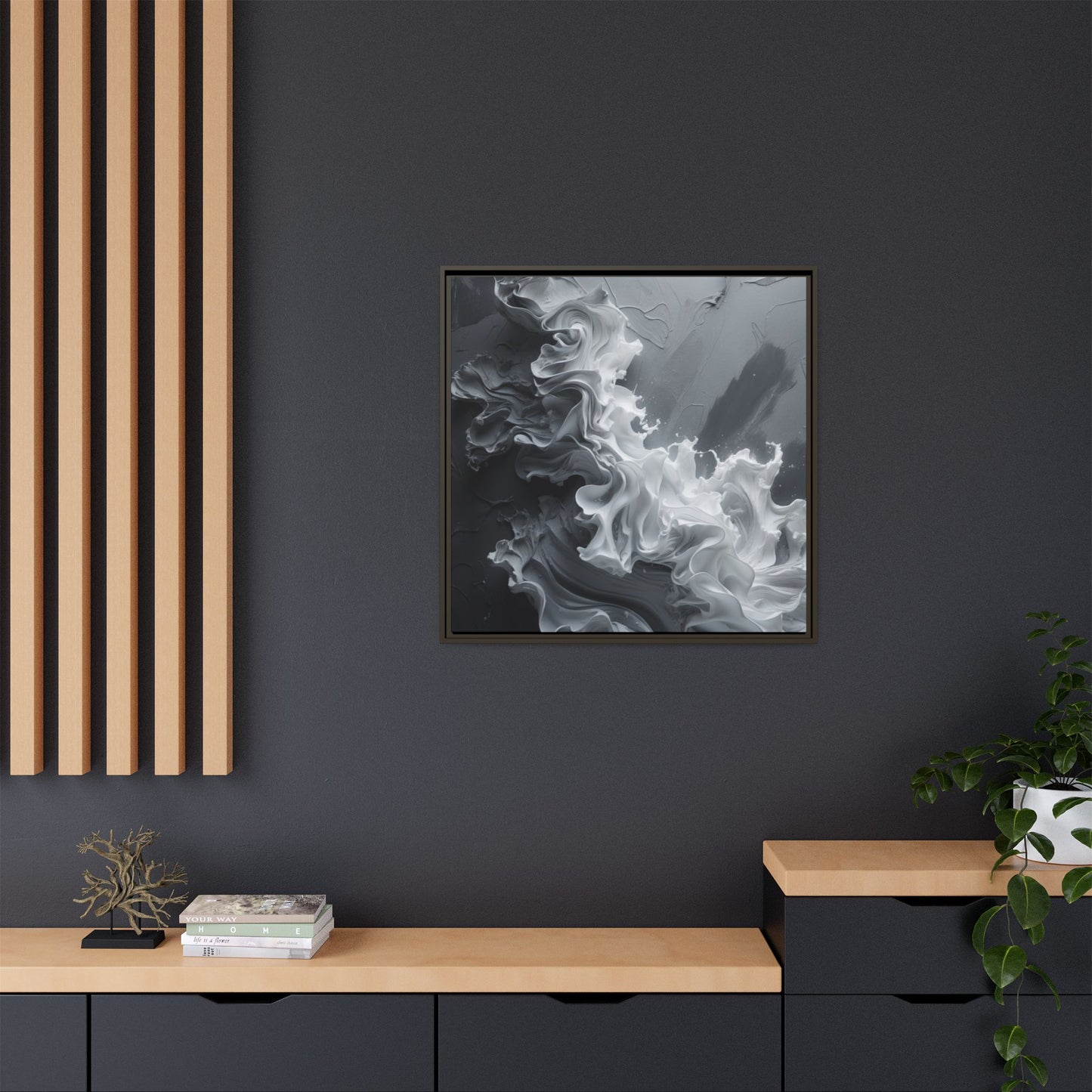 Matte Canvas, Framed (Multi-color)