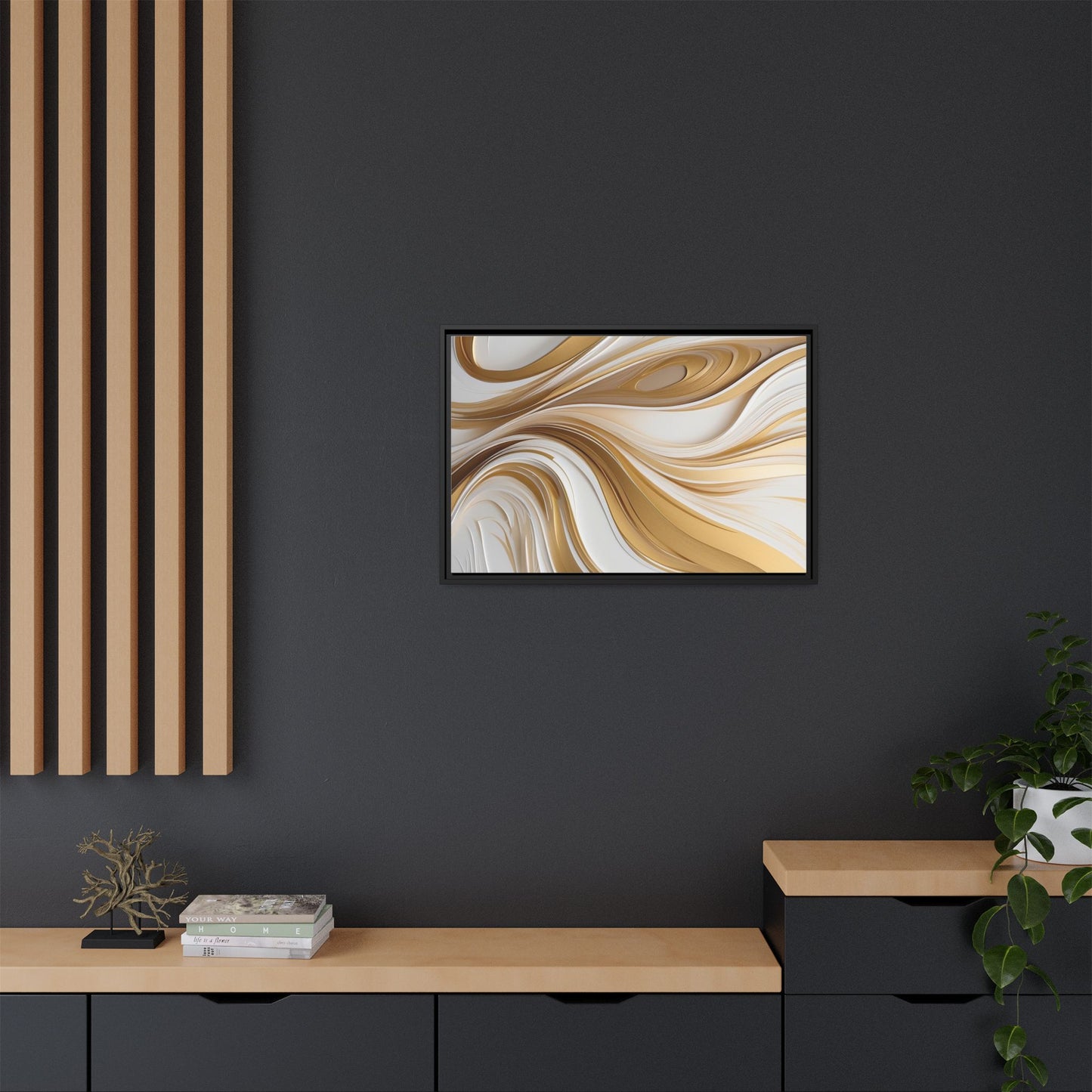Matte Canvas, Framed (Multi-color)