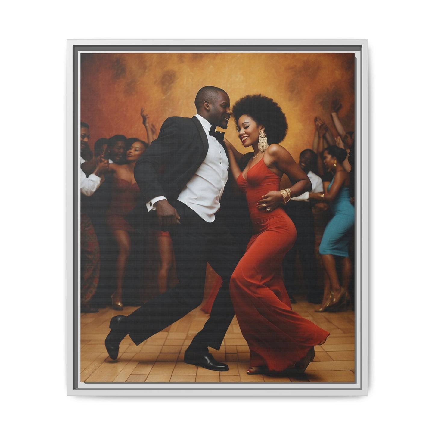 Matte Canvas, Framed (Multi-color)