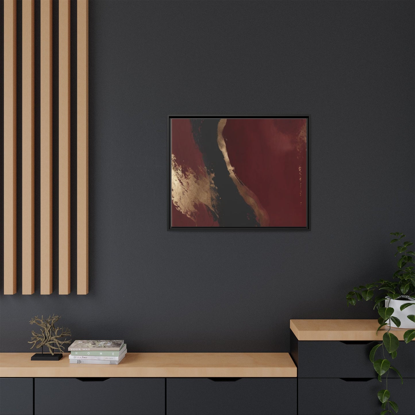 Matte Canvas, Framed (Multi-color)