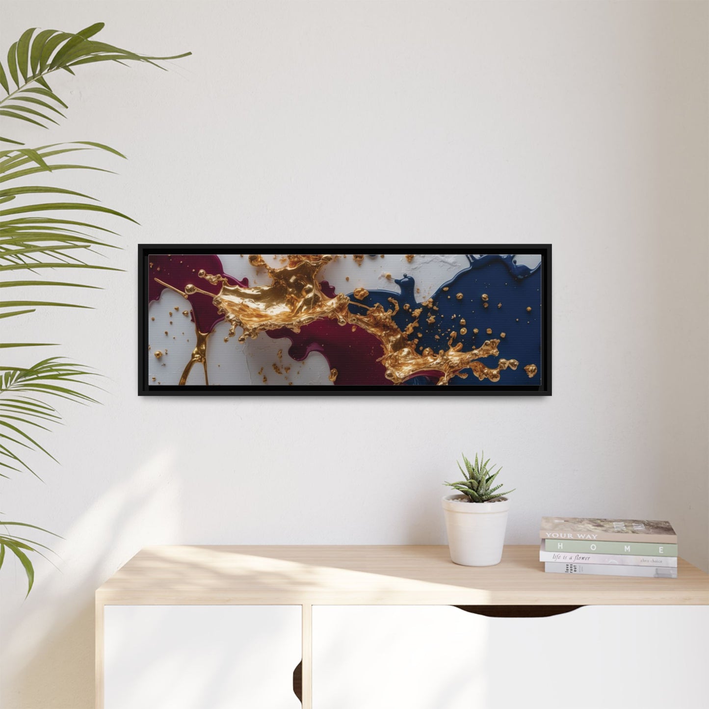 Matte Canvas, Framed (Multi-color)