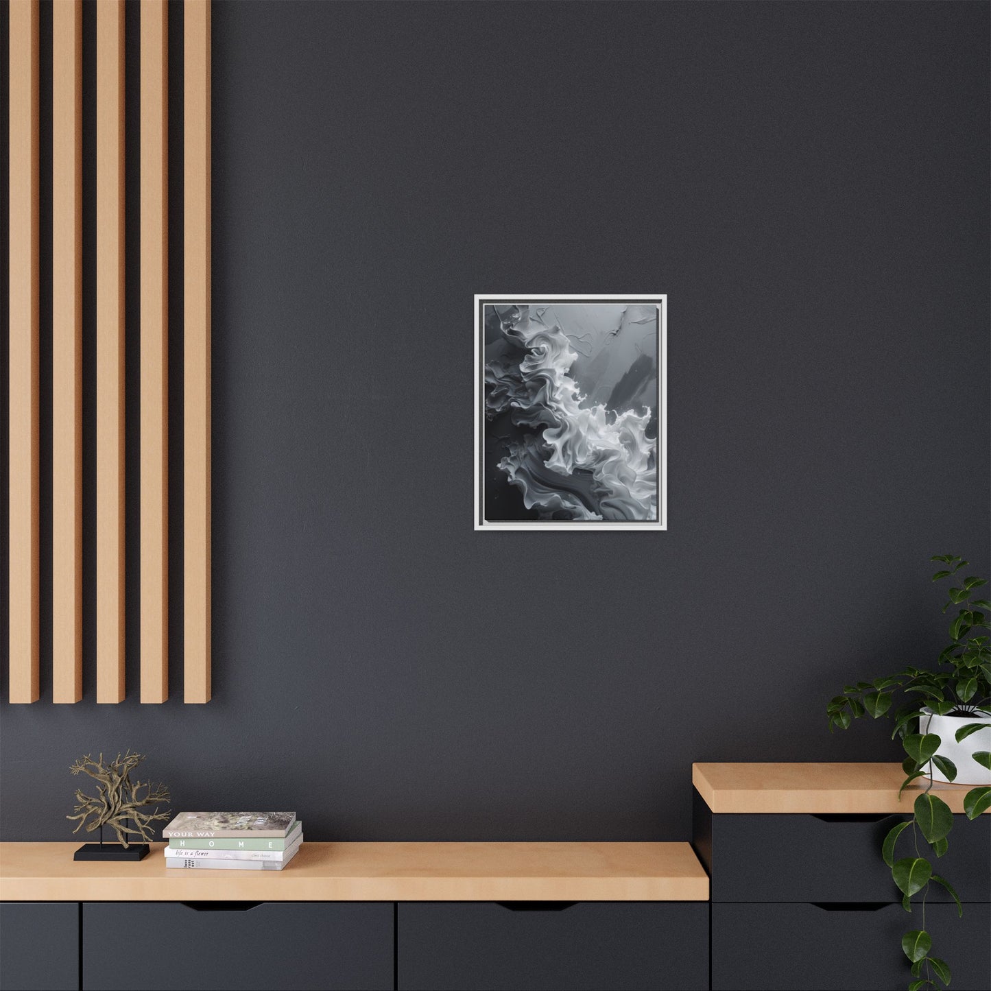 Matte Canvas, Framed (Multi-color)