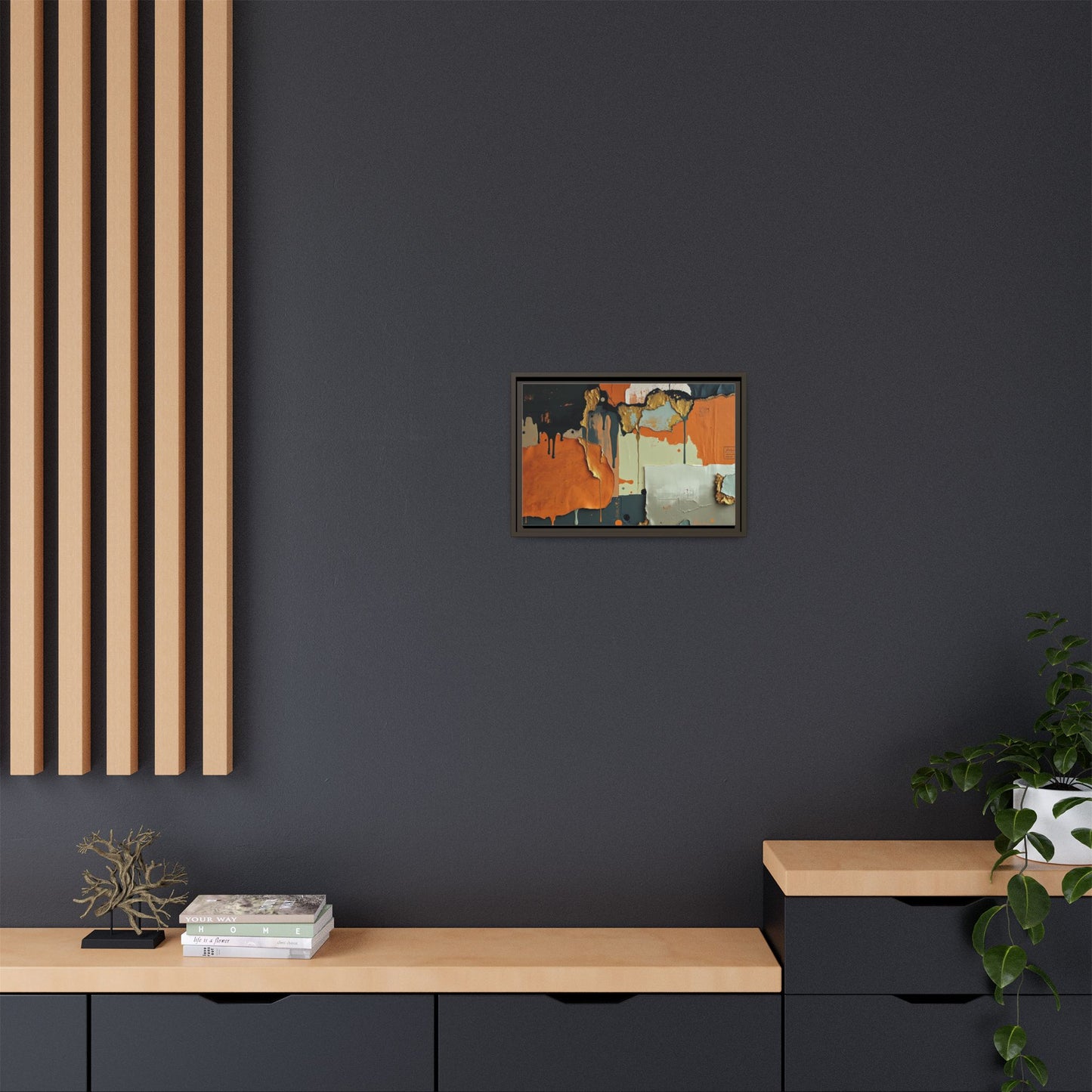 Matte Canvas, Framed (Multi-color)