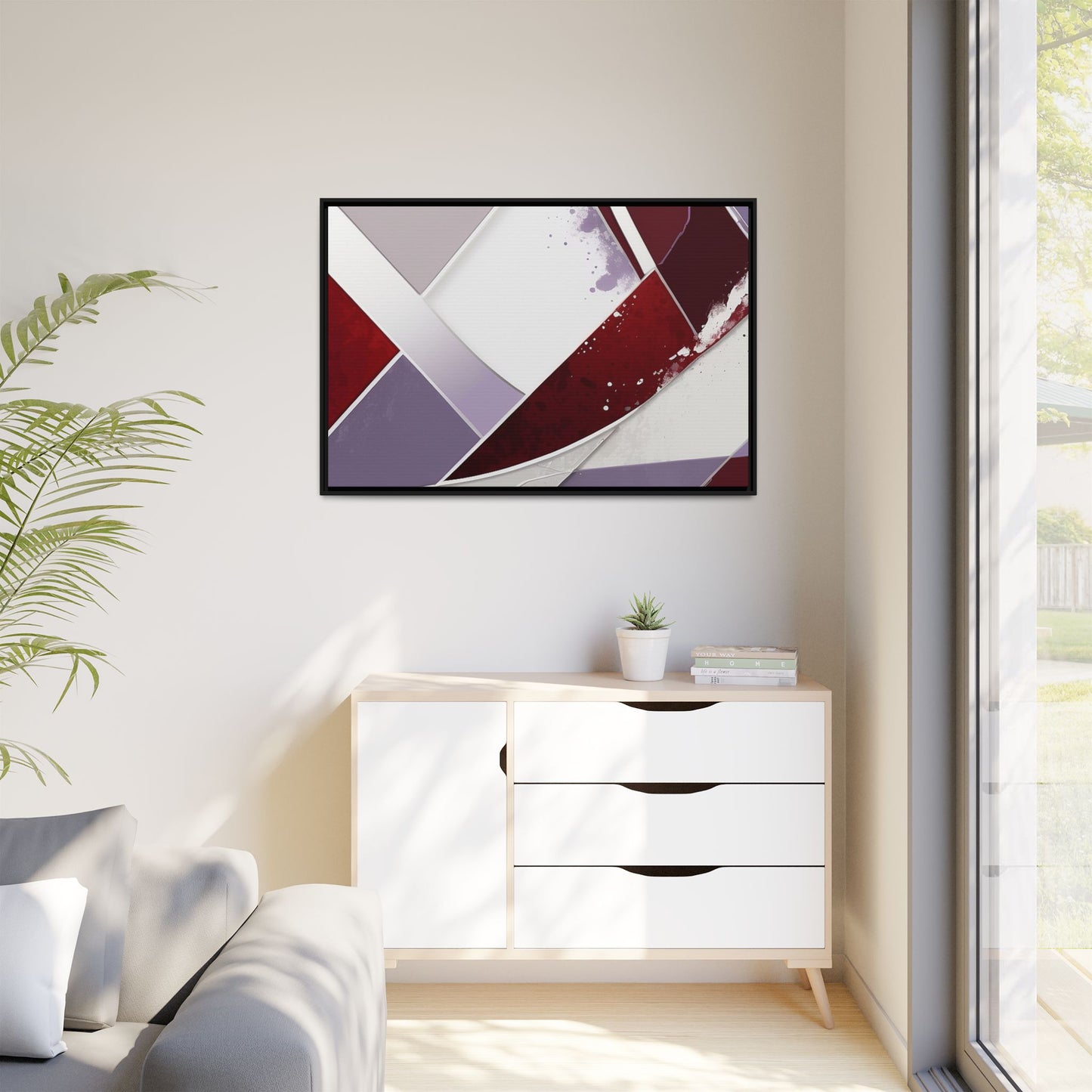 Matte Canvas, Framed (Multi-color)