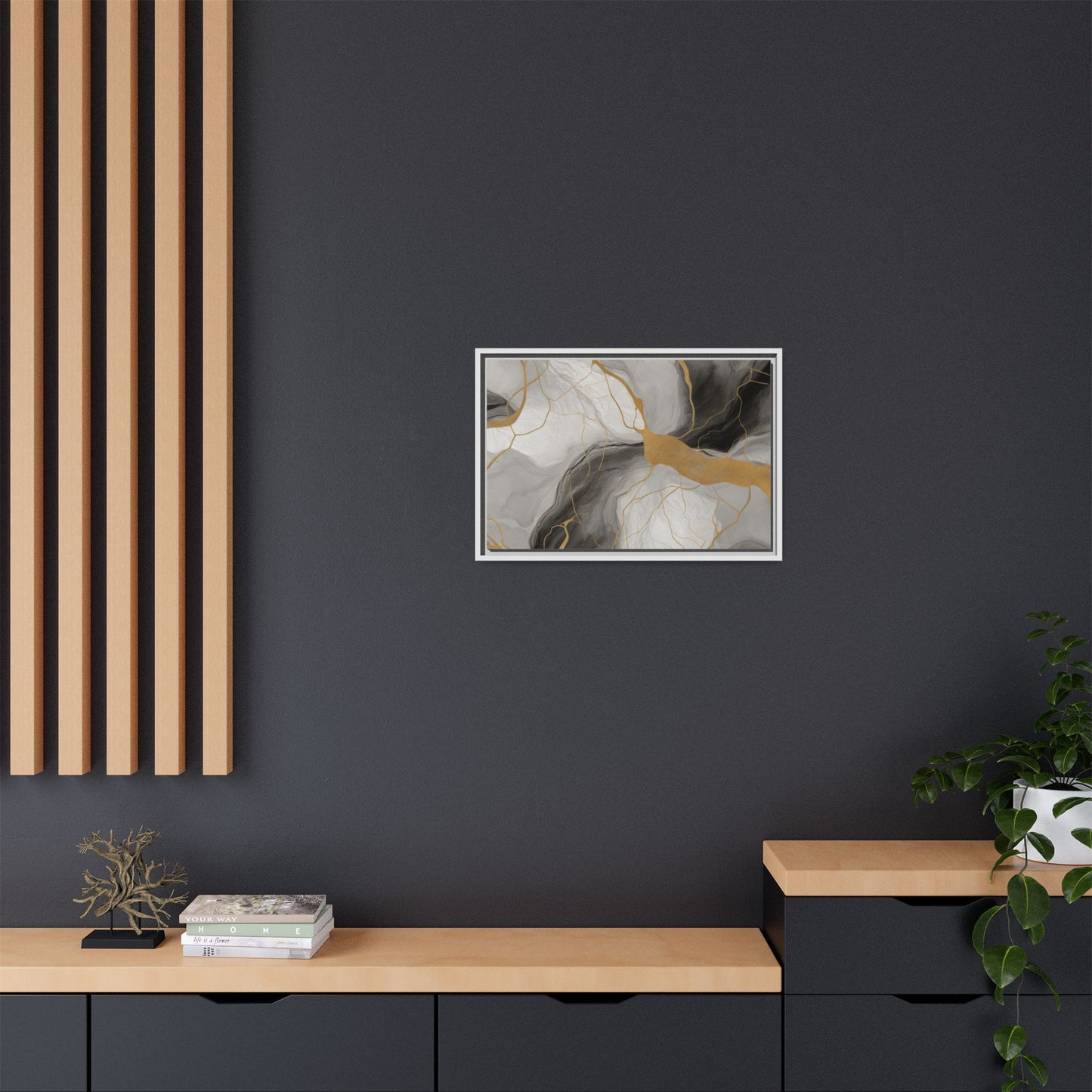 Matte Canvas, Framed (Multi-color)