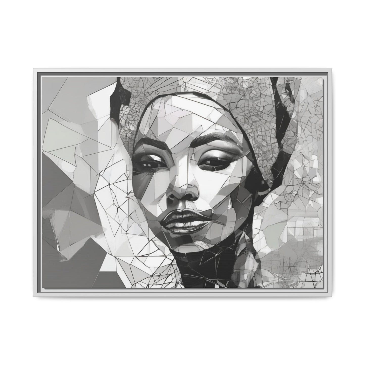 Fractured Grace: Portrait in Prism