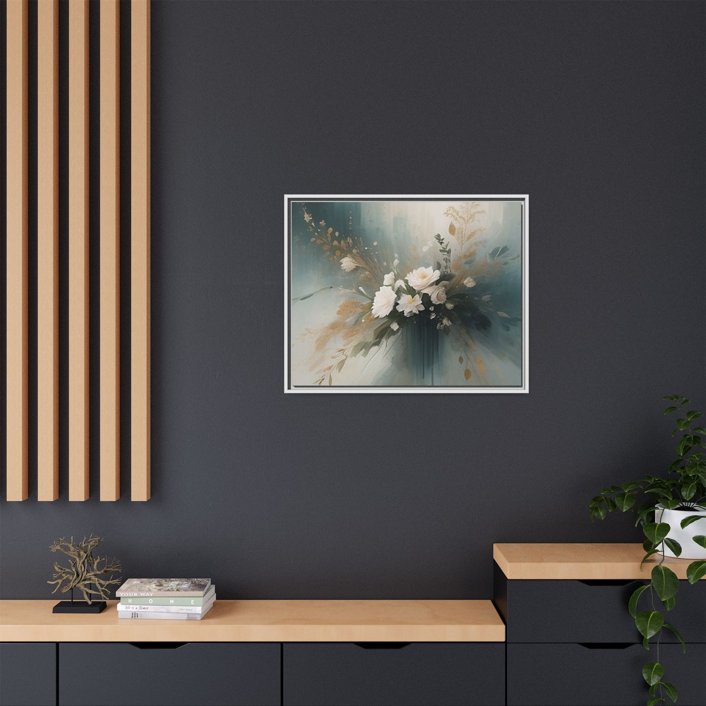 Matte Canvas, Framed (Multi-color)