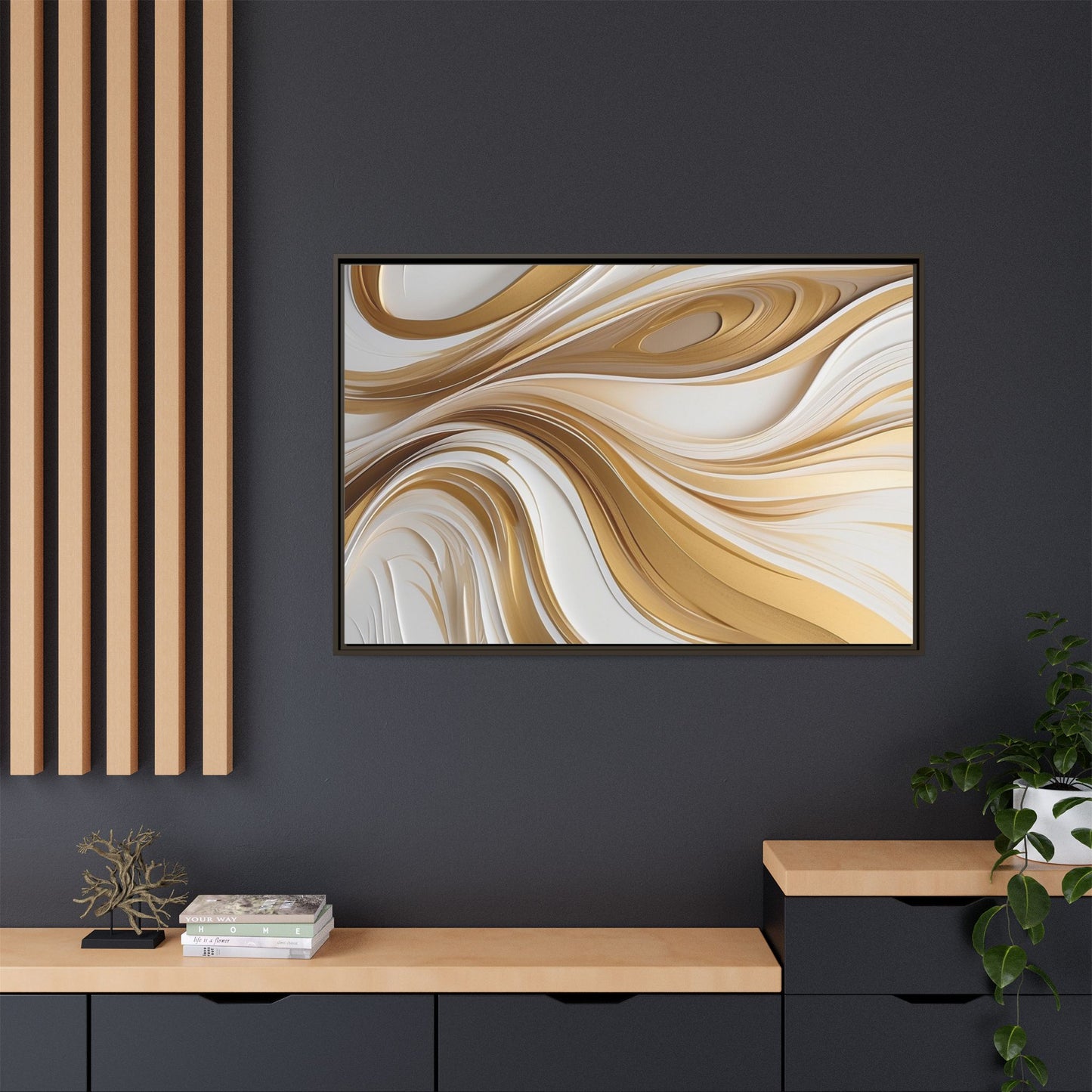 Matte Canvas, Framed (Multi-color)