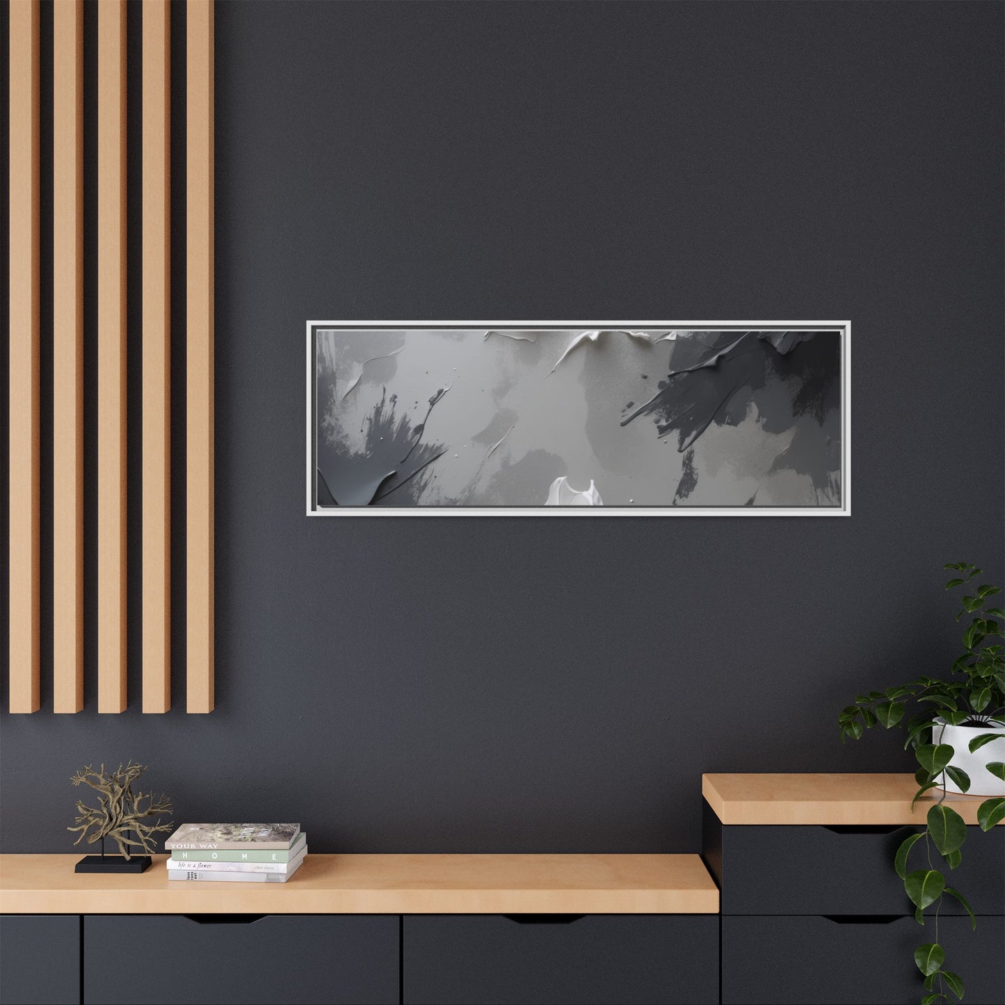 Matte Canvas, Framed (Multi-color)