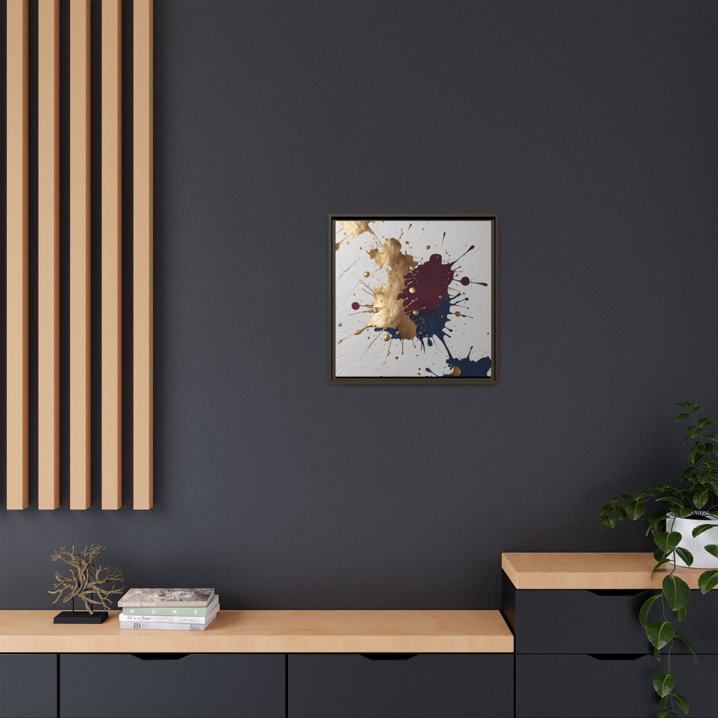 Matte Canvas, Framed (Multi-color)