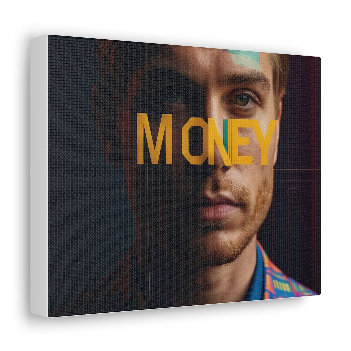 Inspirational Canvas Gallery Wrap - 'MONEY' Wall Art for Modern Spaces