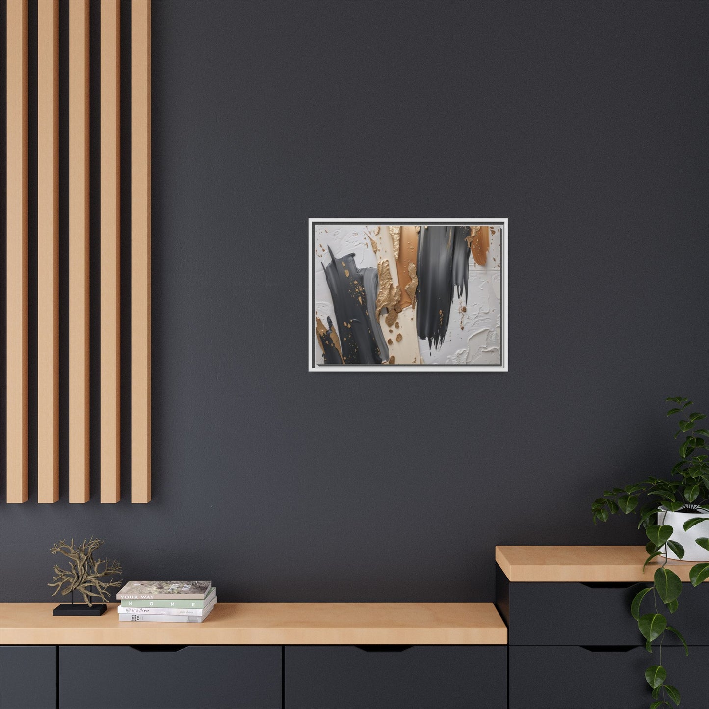 Matte Canvas, Framed (Multi-color)