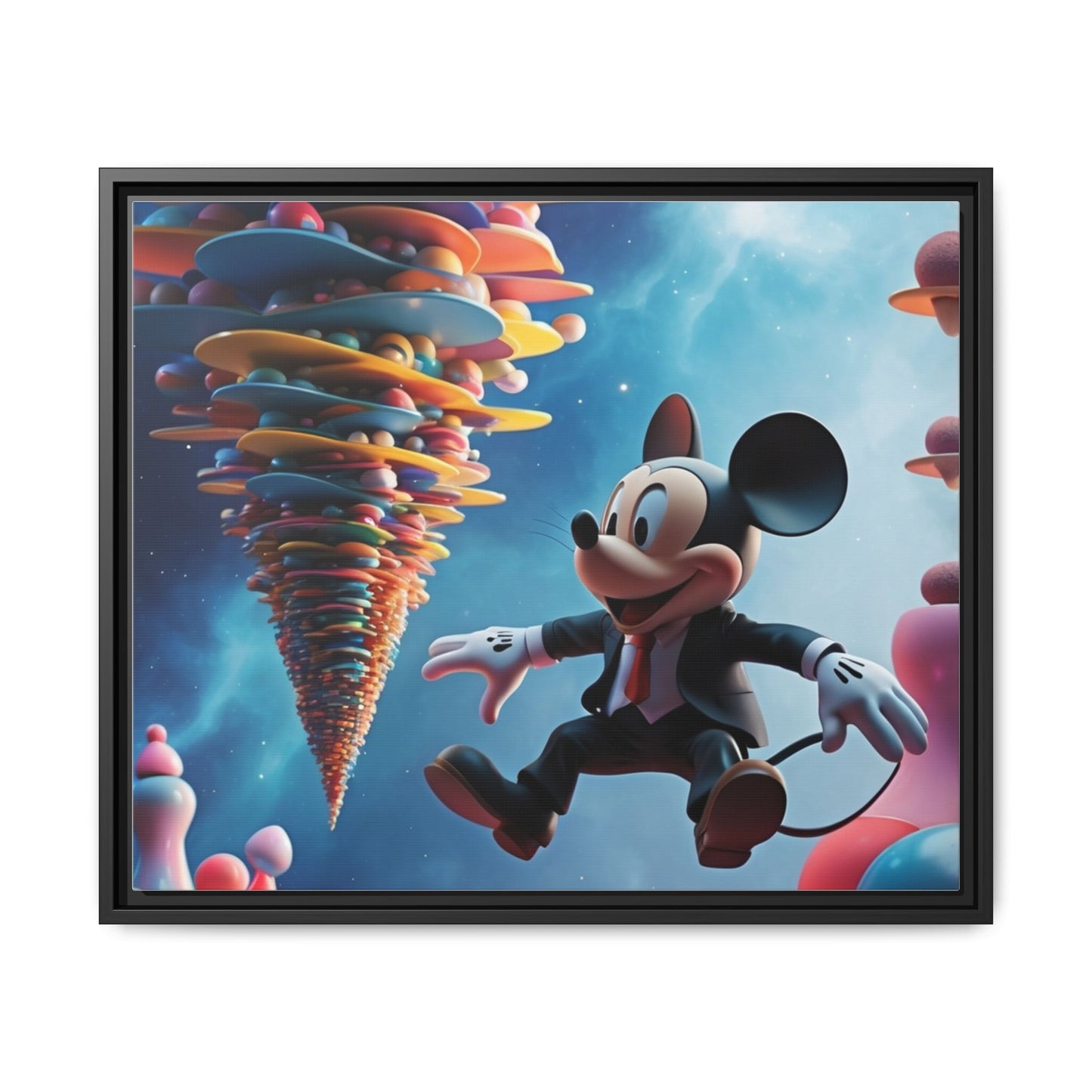 Matte Canvas, Framed (Multi-color)