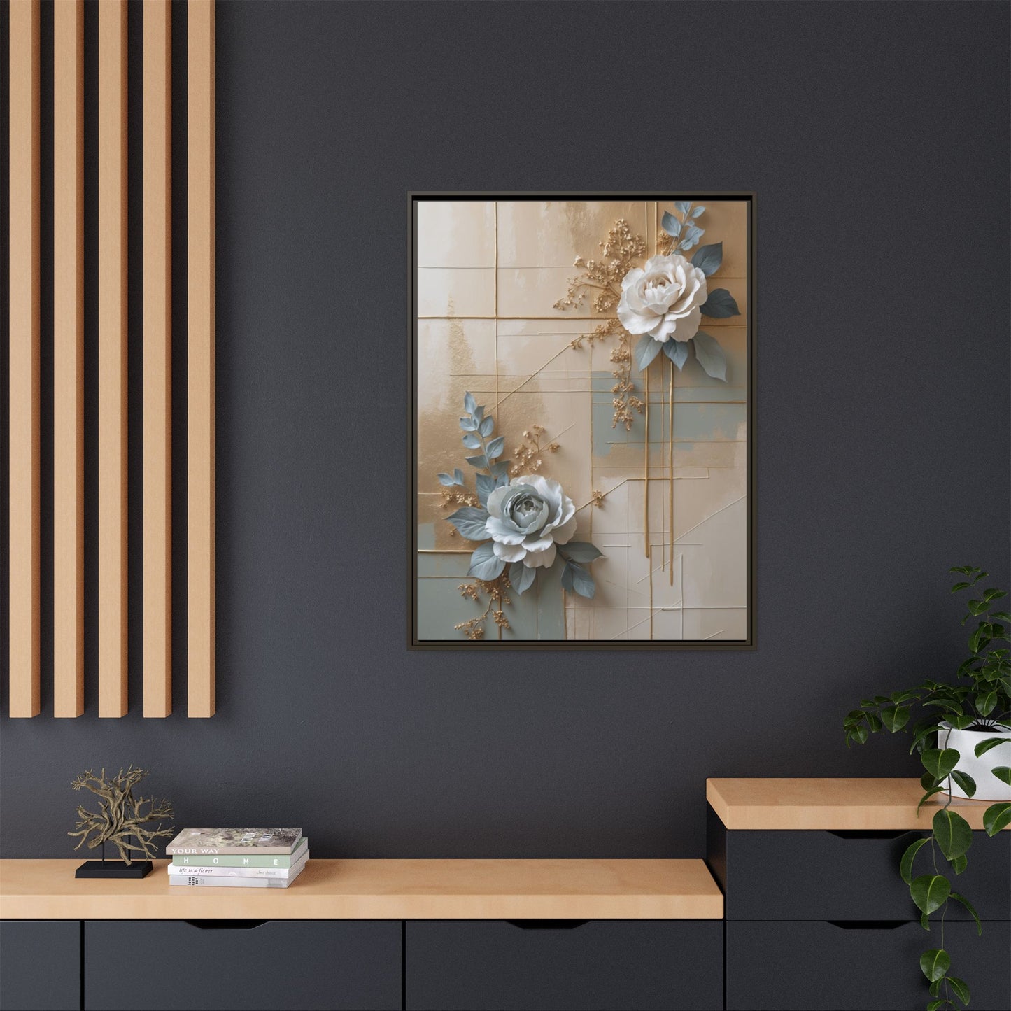 Matte Canvas, Framed (Multi-color)