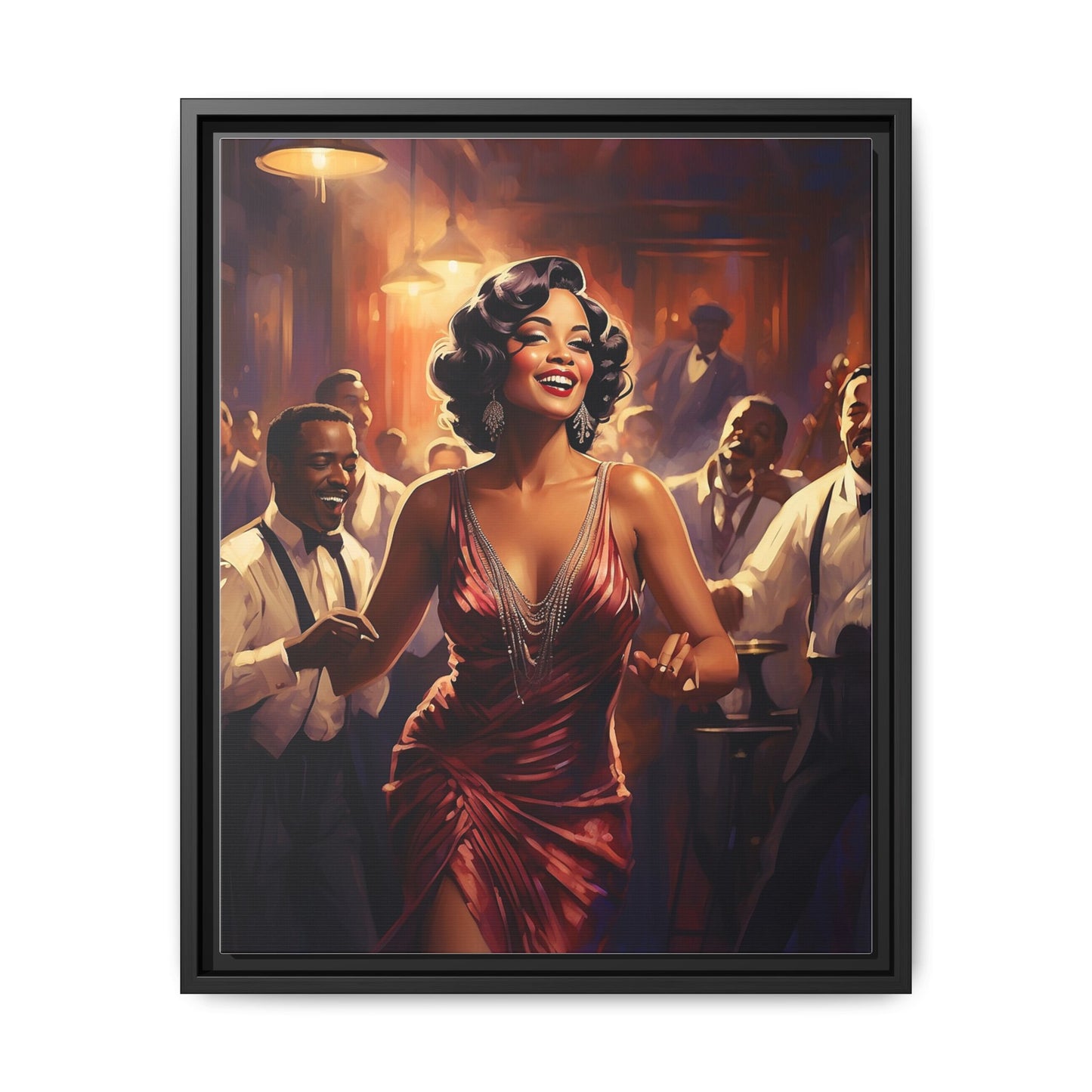 Matte Canvas, Framed (Multi-color)
