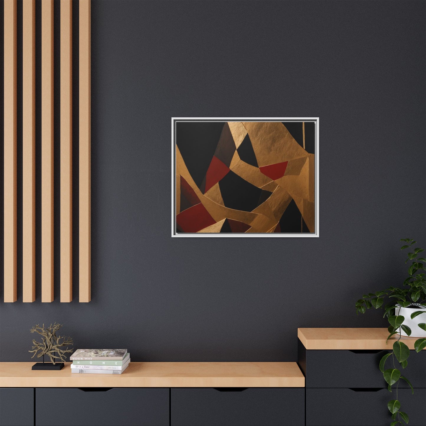 Matte Canvas, Framed (Multi-color)