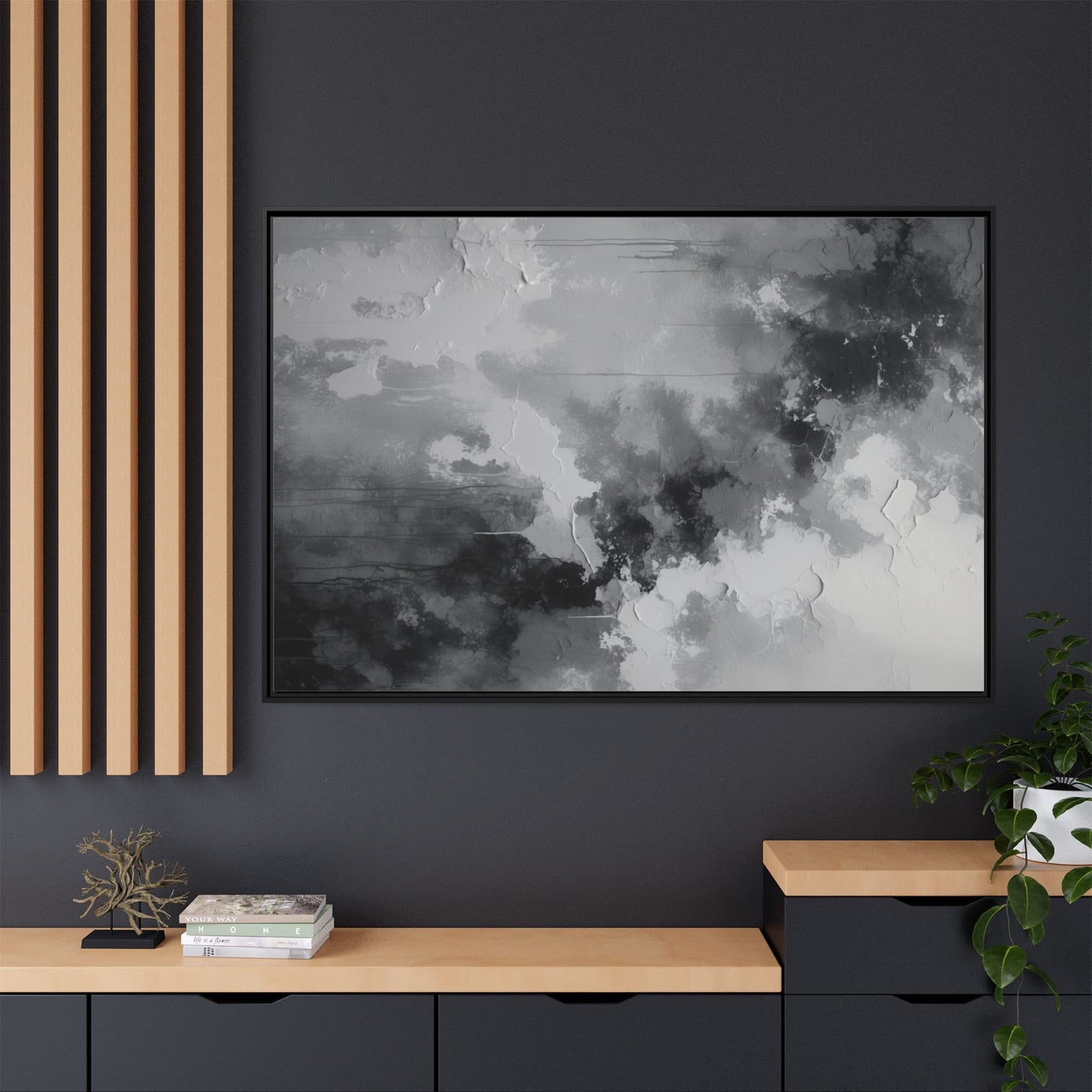 Matte Canvas, Framed (Multi-color)