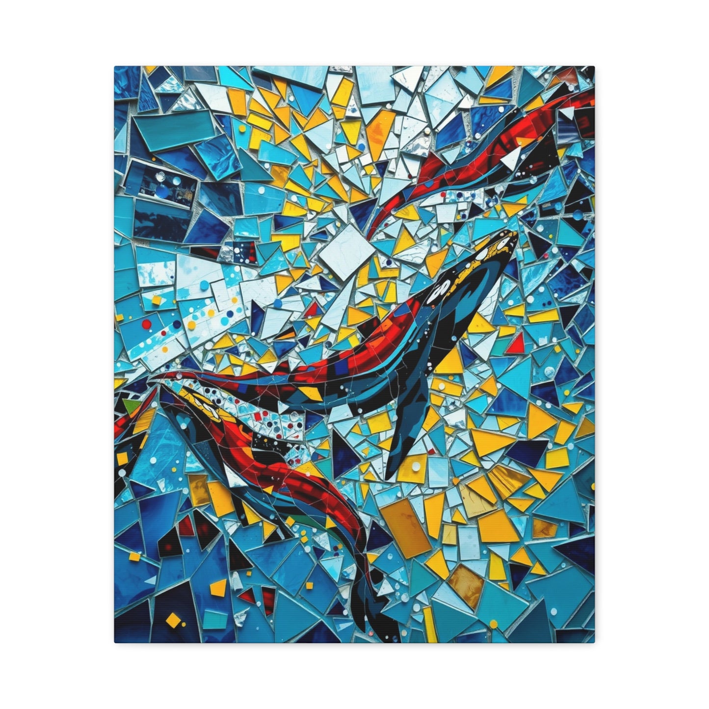 Tides of Glass: The Dance of Koi