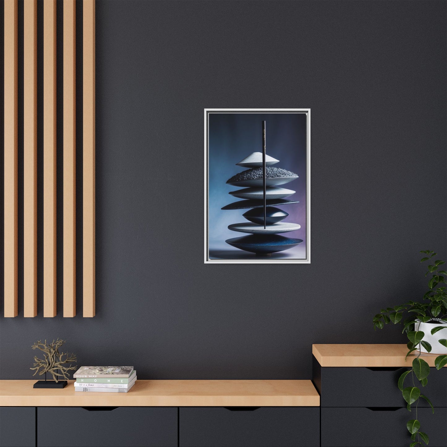 Matte Canvas, Framed (Multi-color)