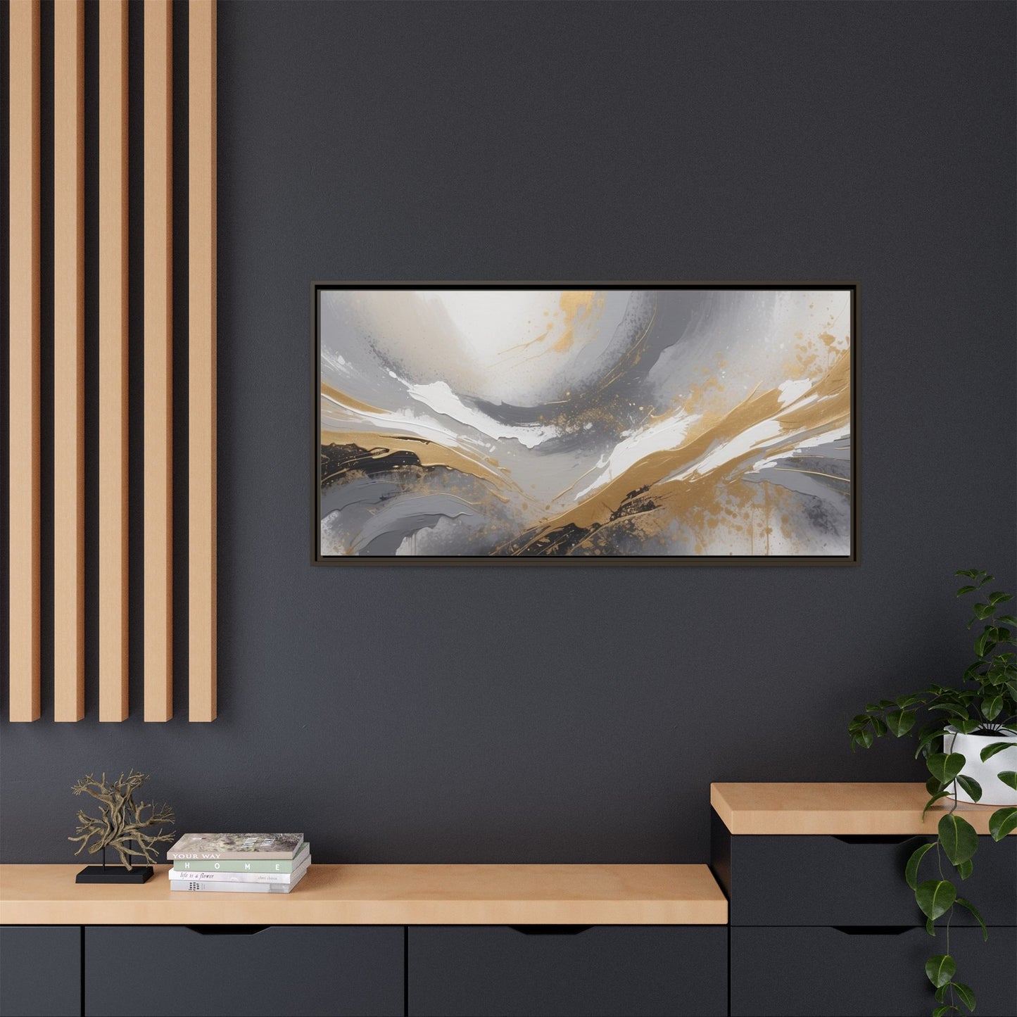 Matte Canvas, Framed (Multi-color)