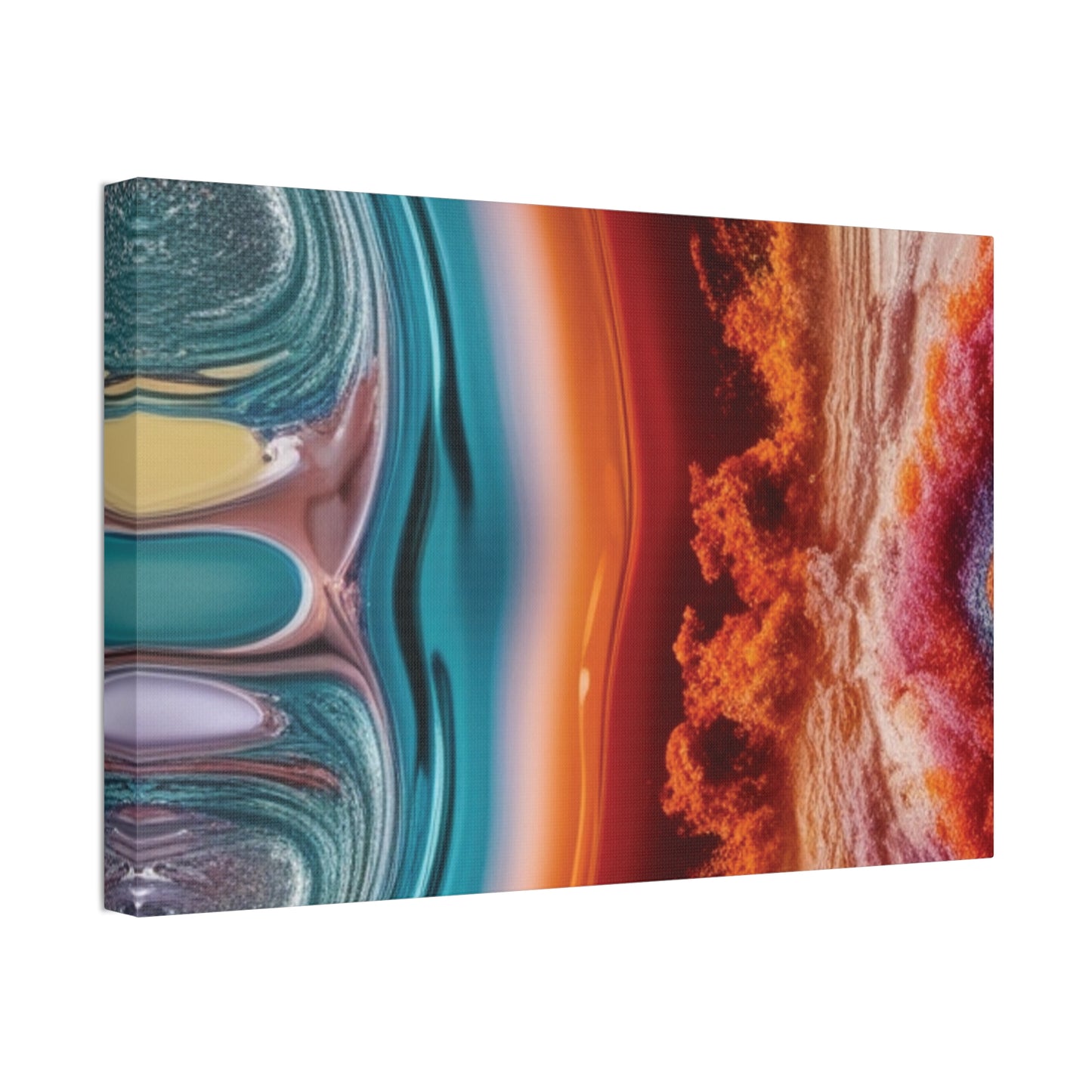 Stunning Abstract Canvas Art - 15" Stretched Wall Decor
