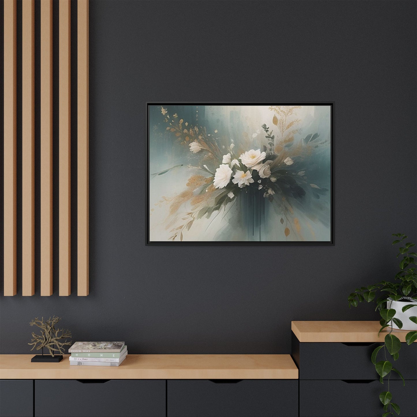 Matte Canvas, Framed (Multi-color)