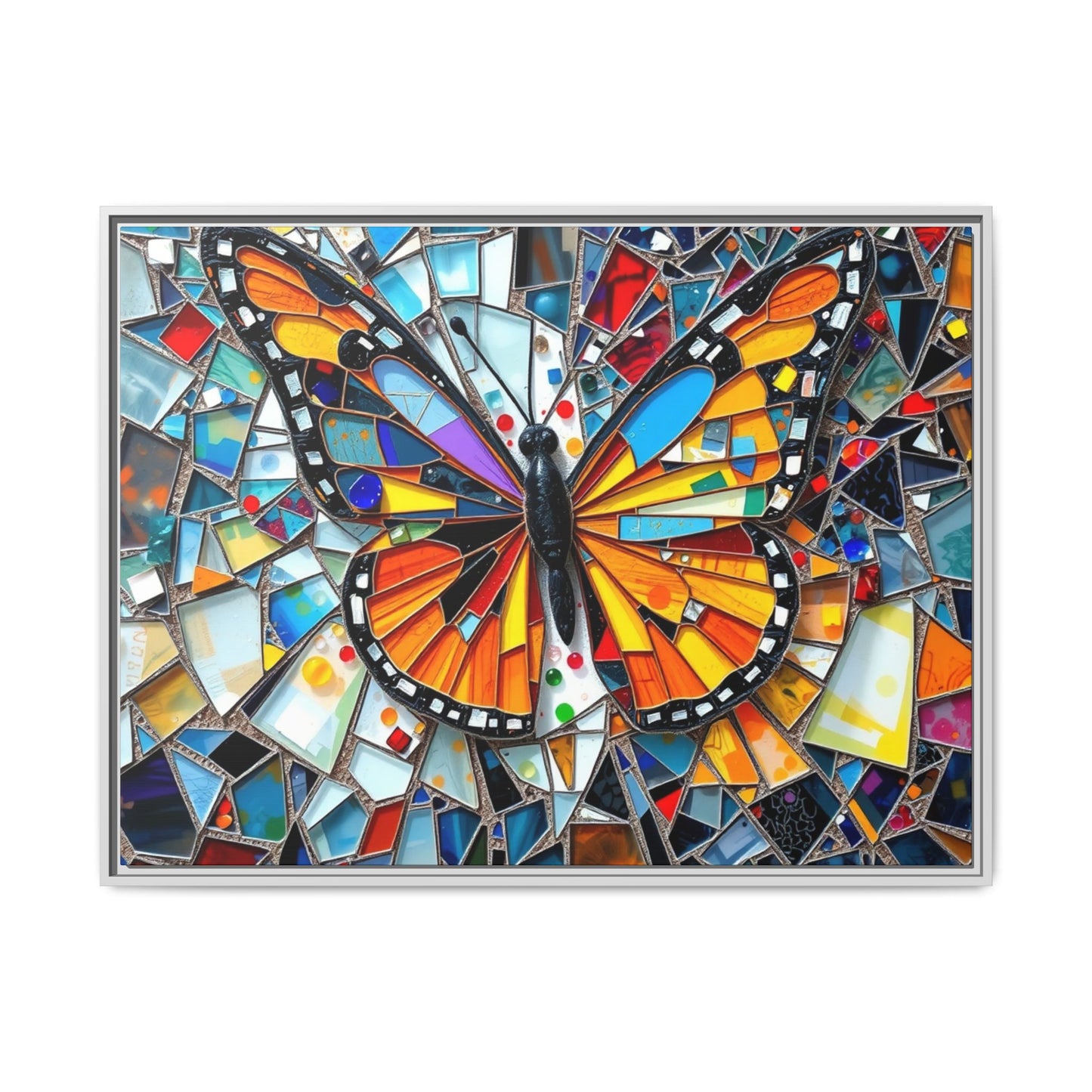 Wings of Renewal: Mosaic Butterfly Dream