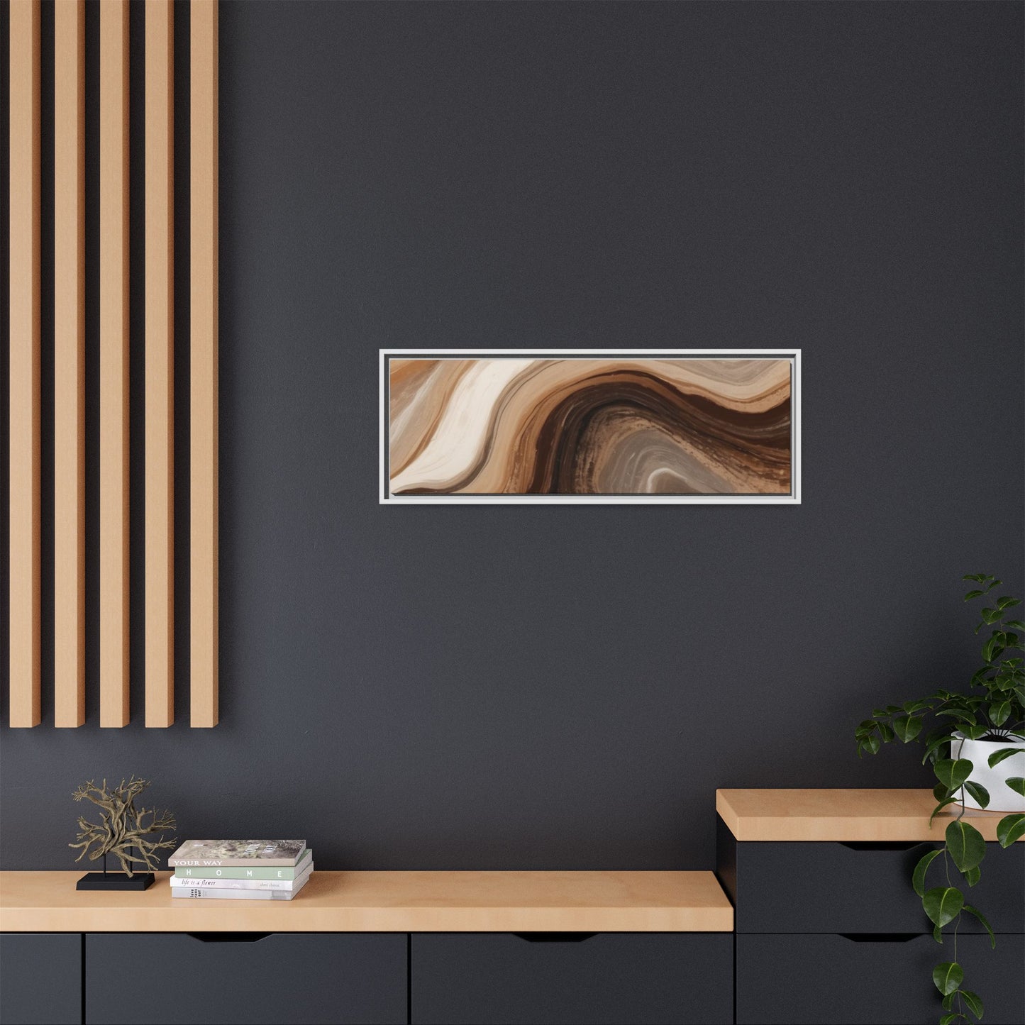 Matte Canvas, Framed (Multi-color)