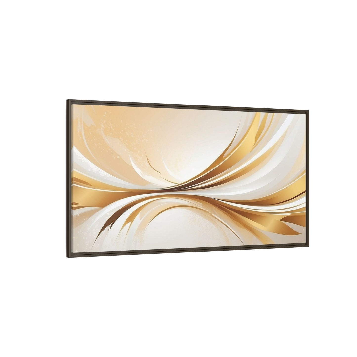 Modern Abstract Wall Art - Framed Matte Canvas Decor