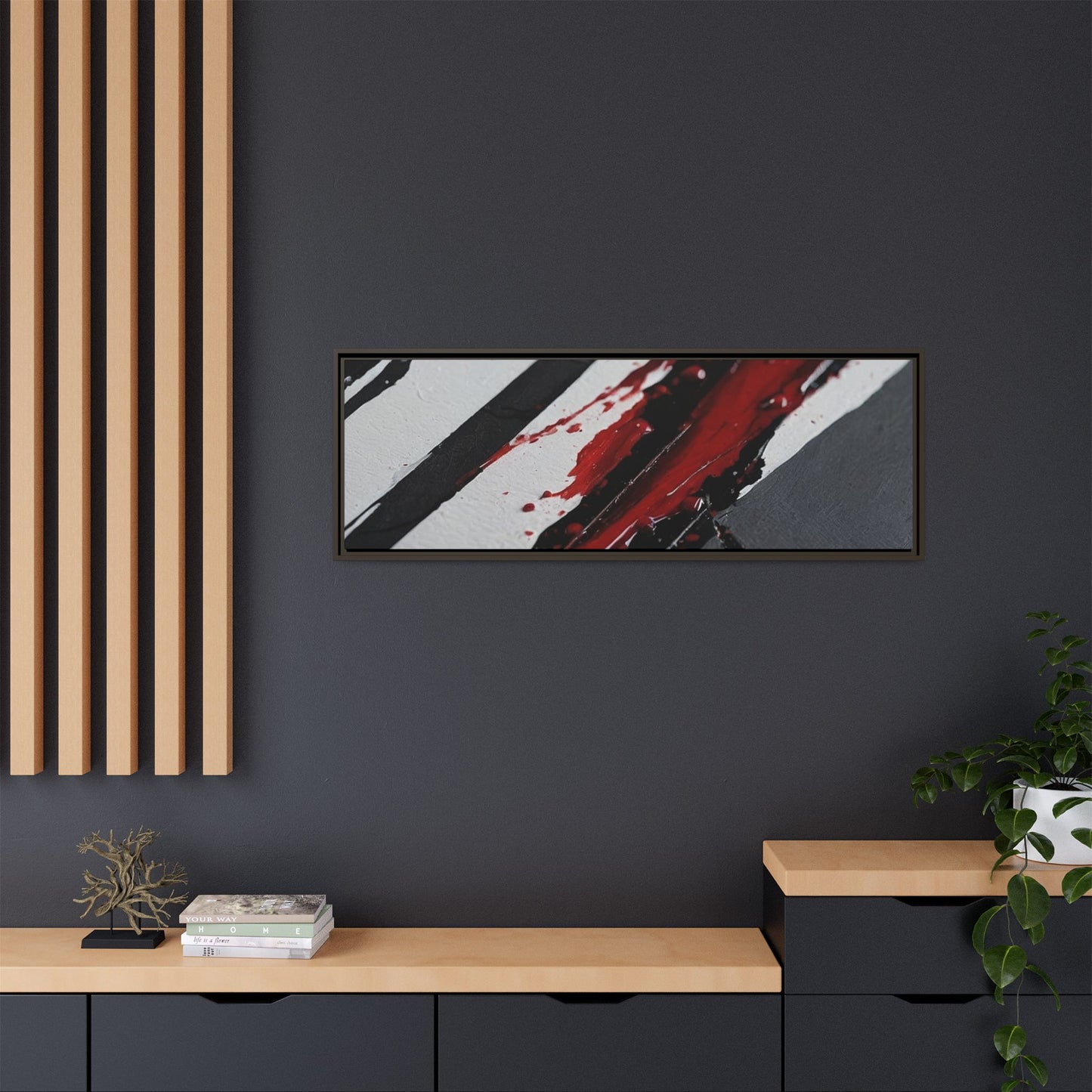 Matte Canvas, Framed (Multi-color)