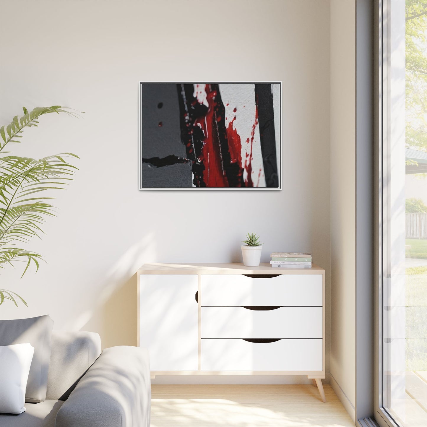Matte Canvas, Framed (Multi-color)