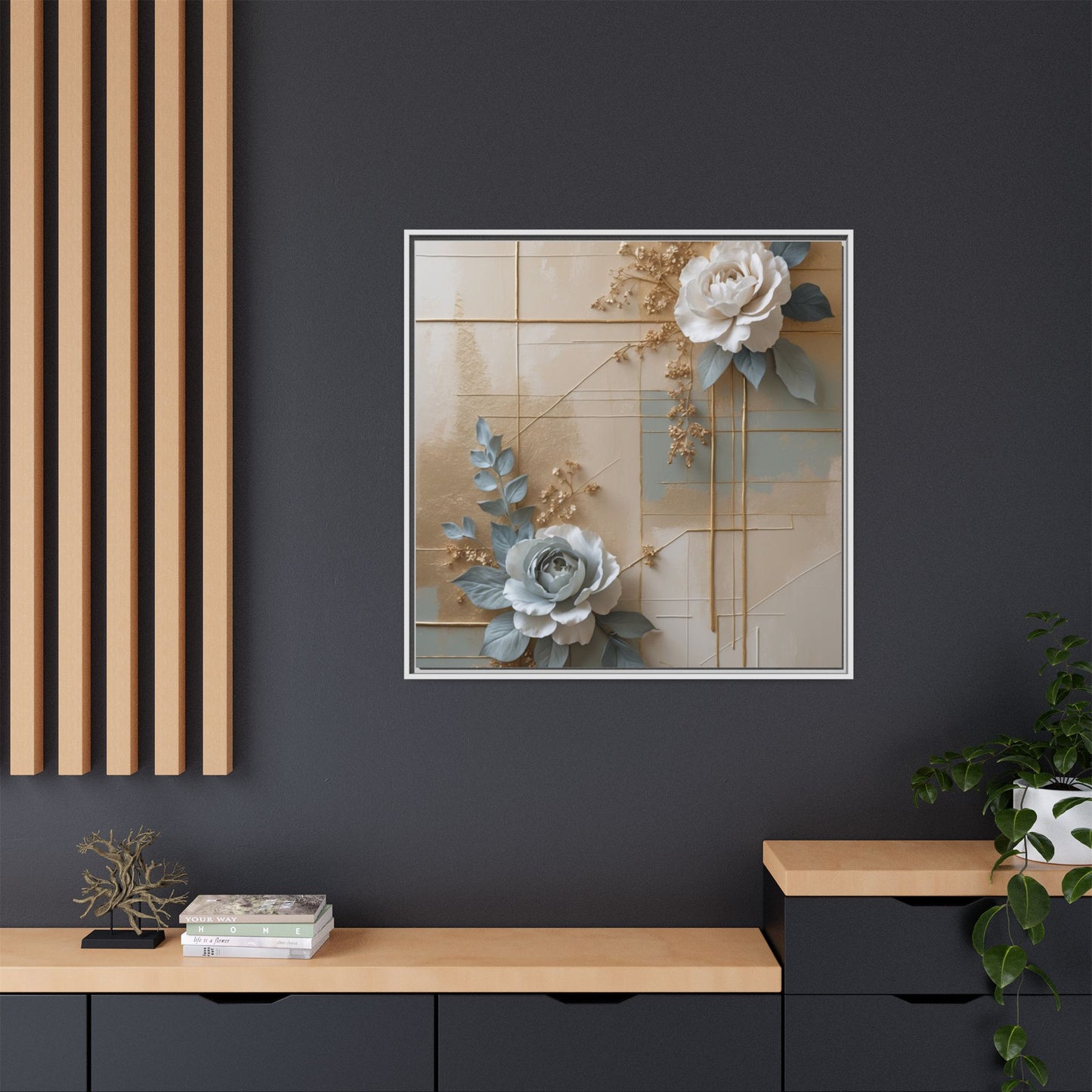 Matte Canvas, Framed (Multi-color)