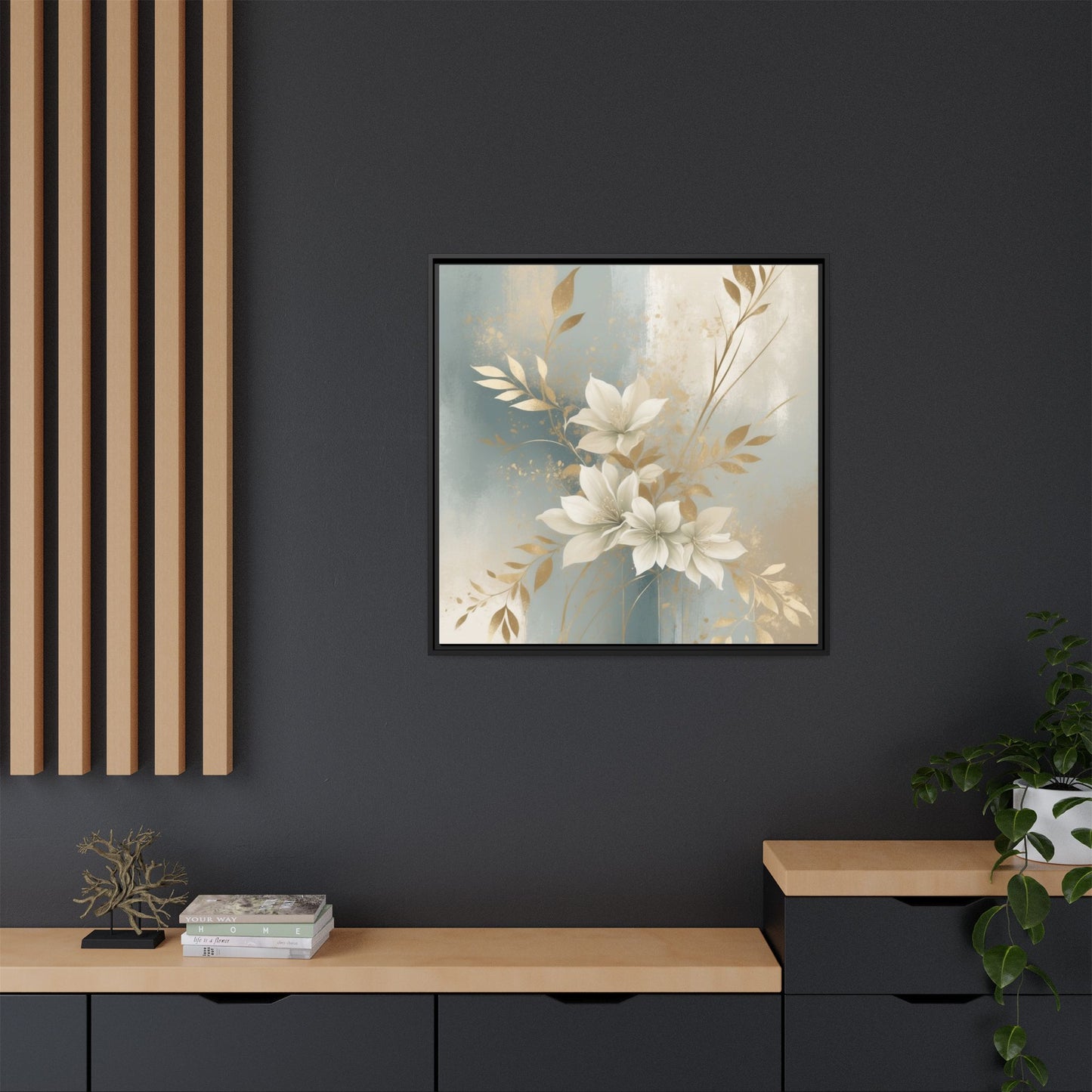 Matte Canvas, Framed (Multi-color)