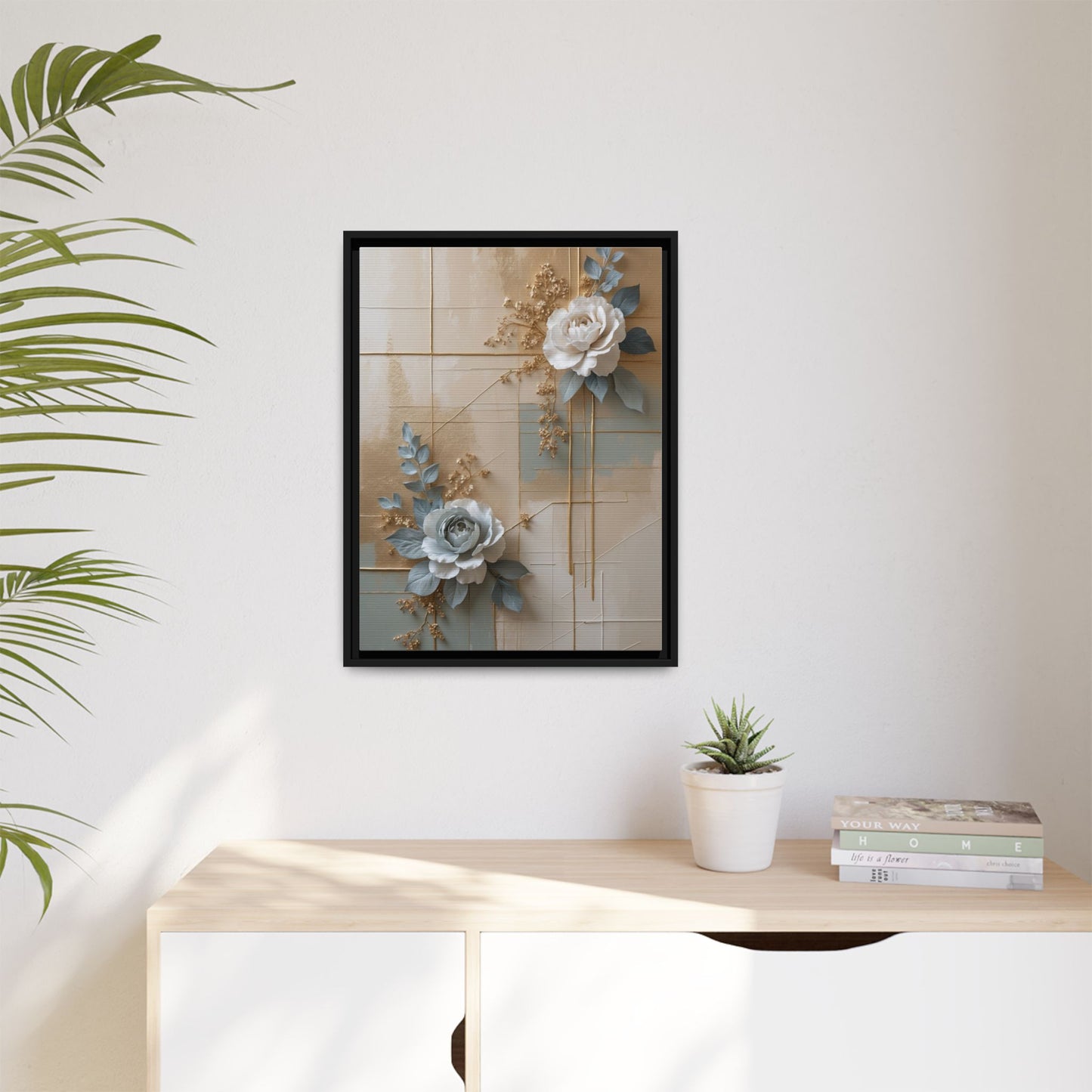 Matte Canvas, Framed (Multi-color)