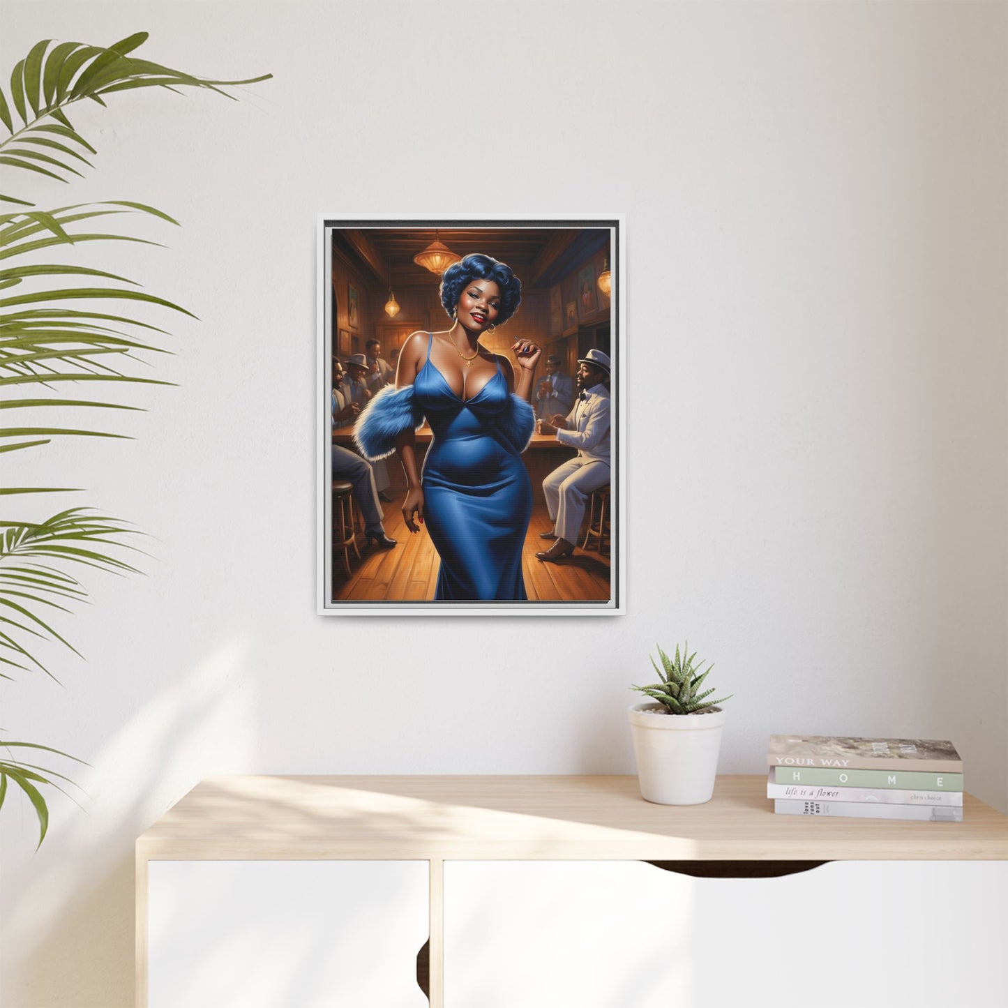 Matte Canvas, Framed (Multi-color)
