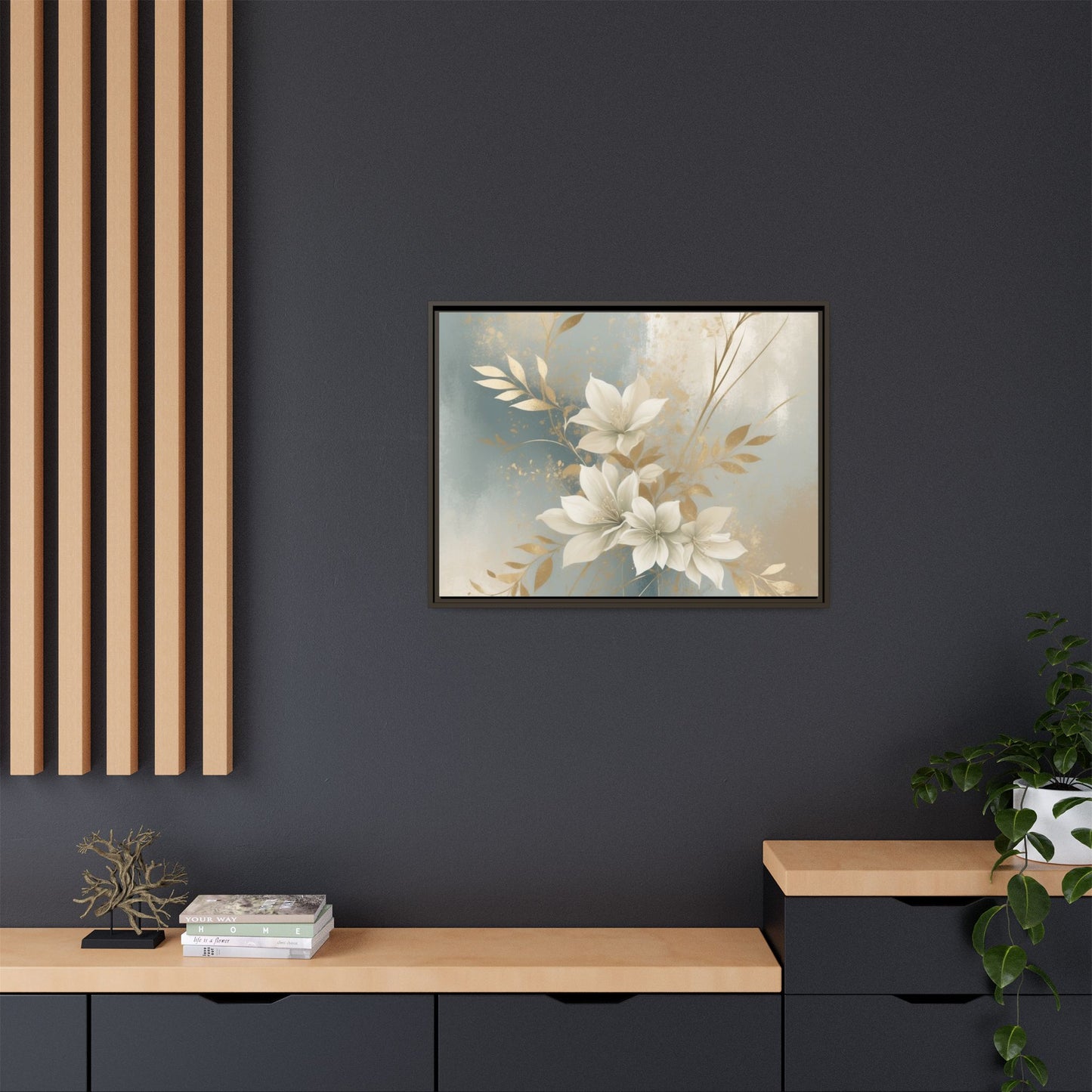 Matte Canvas, Framed (Multi-color)