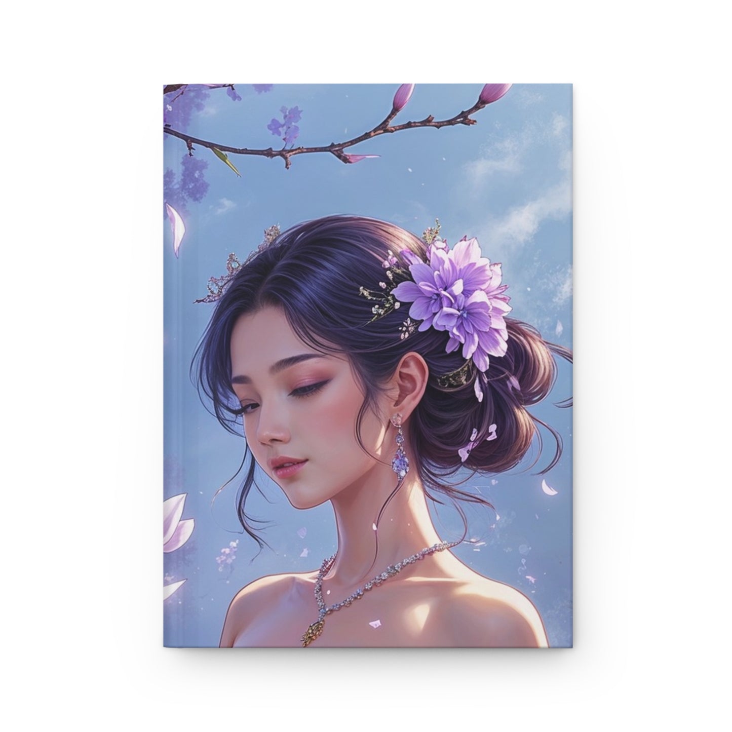 Floral Hardcover Journal - Elegant Blooming Blossom Design