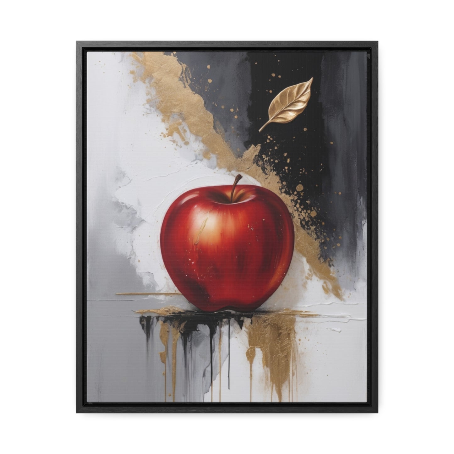 The Golden Temptation Canvas Wraps